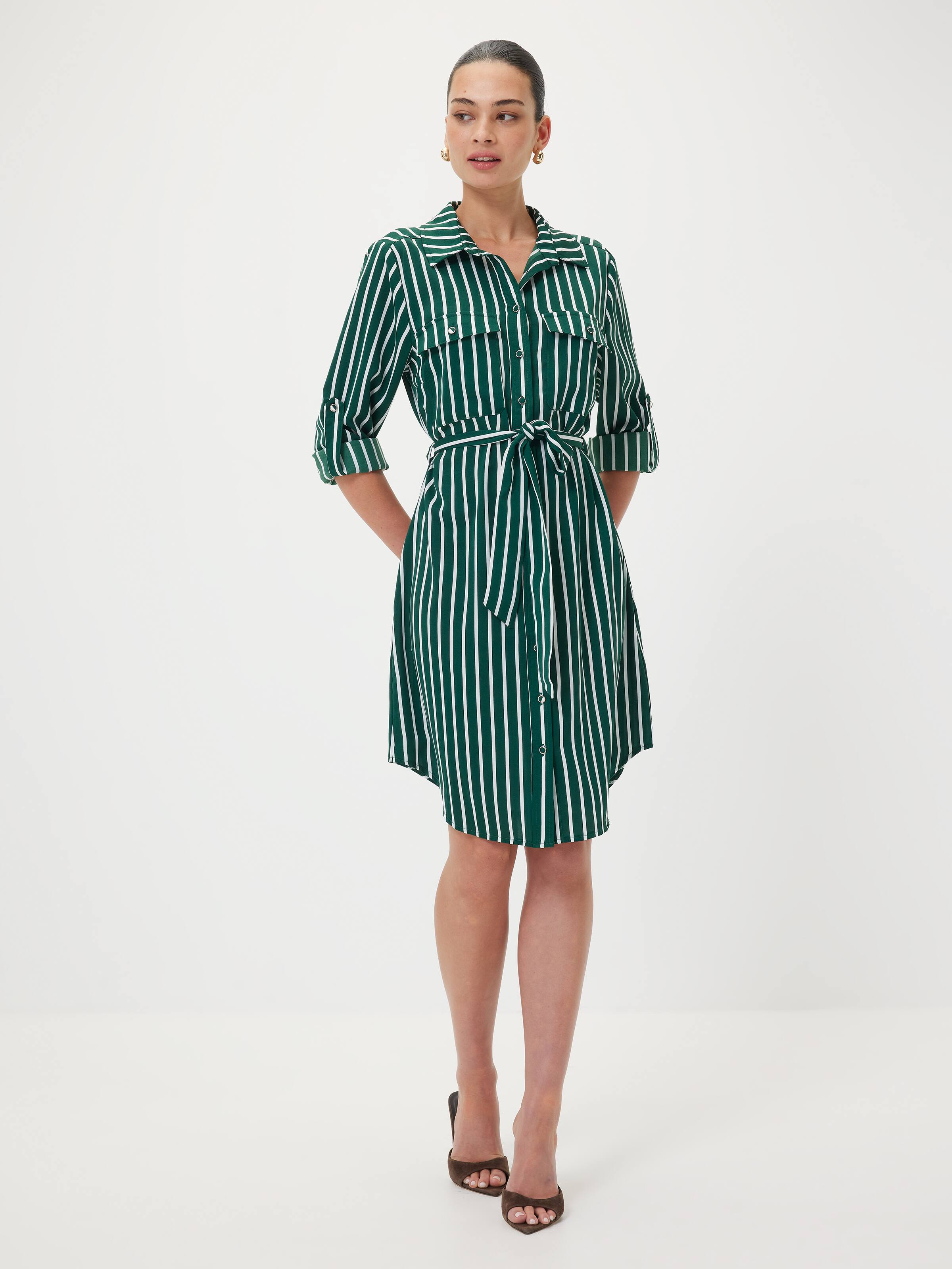 Mary Stripe Dress
