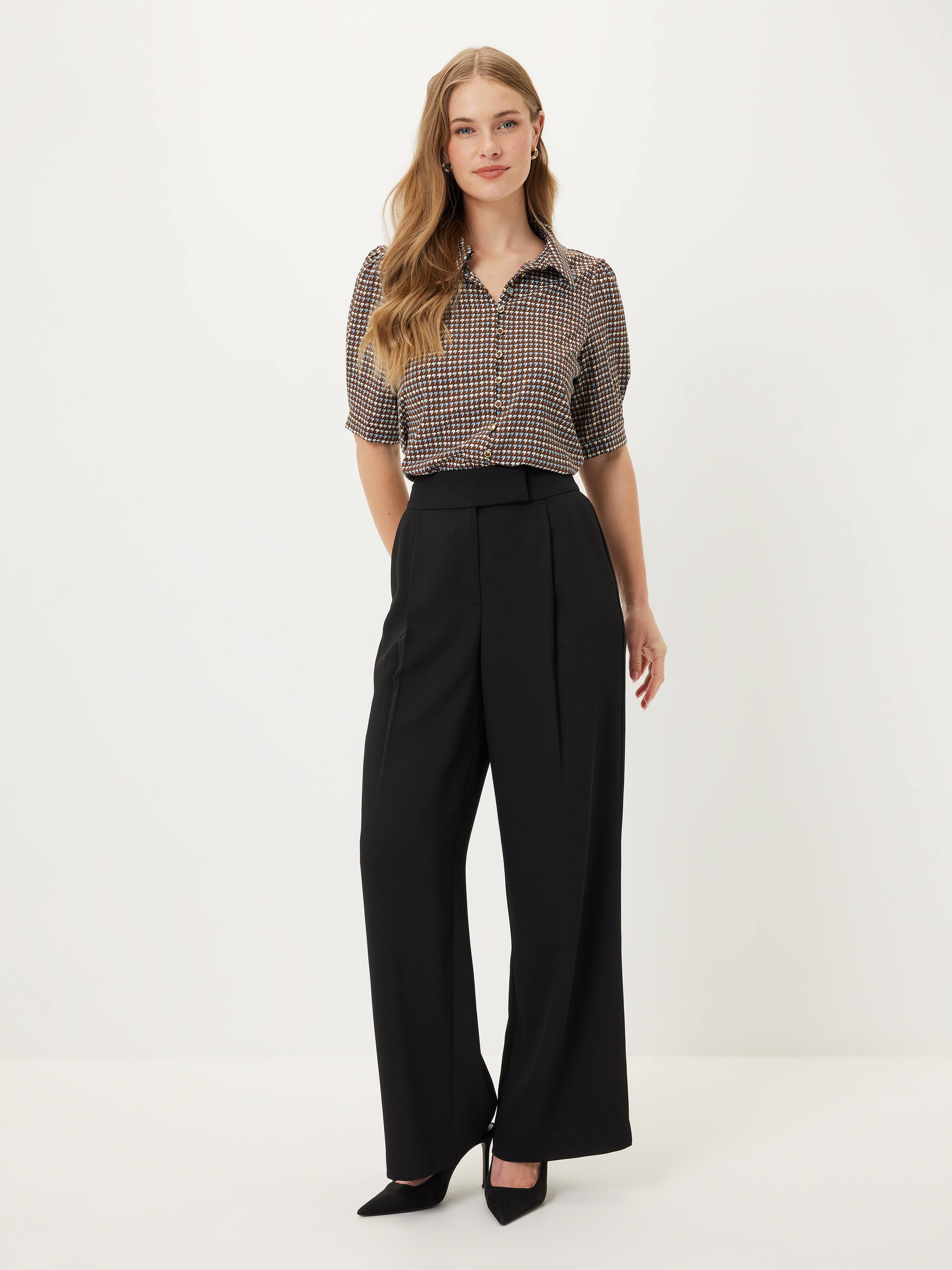 Isabella Puff Sleeve Career Blouse
