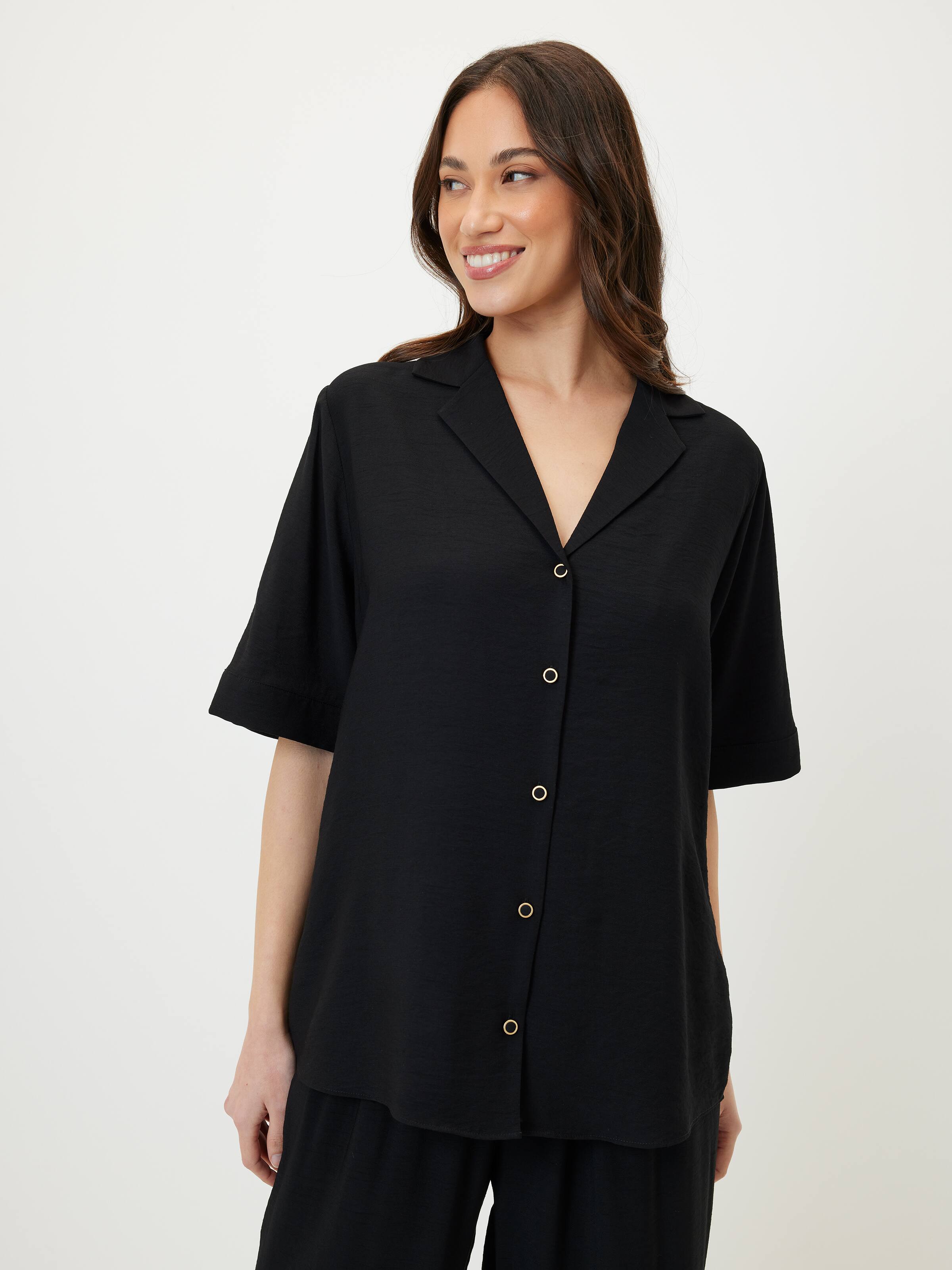 Tara Twill Short Sleeve Shirt