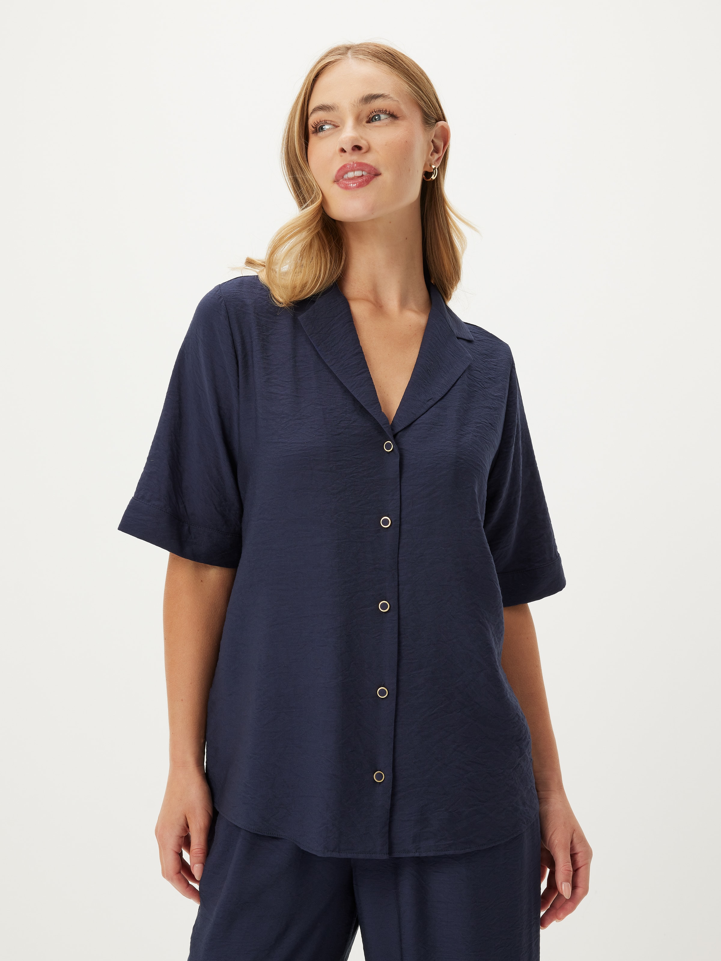 Tara Twill Short Sleeve Shirt