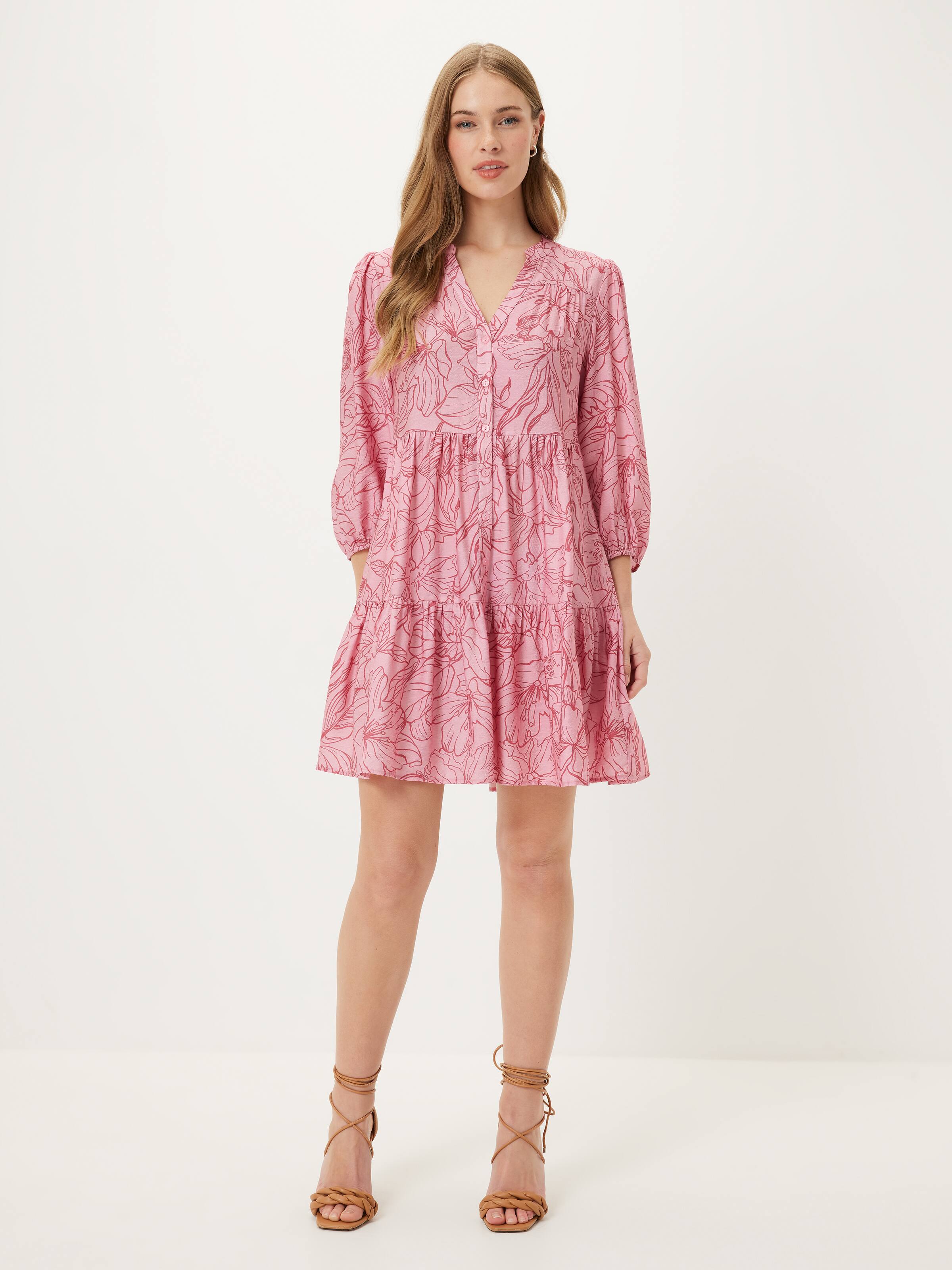 Ellie Tiered Shirt Dress