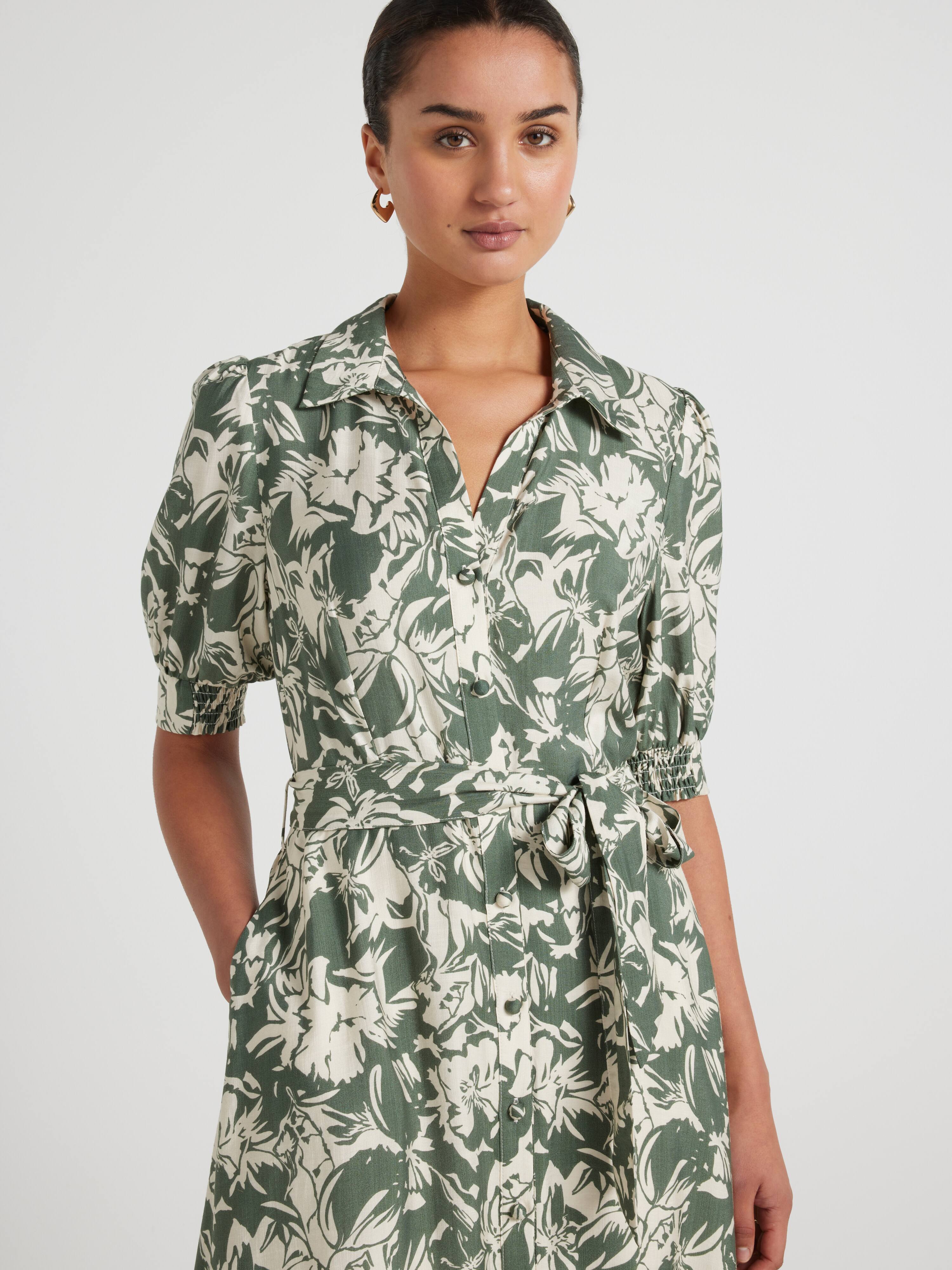 Briana Midi Shirt Dress