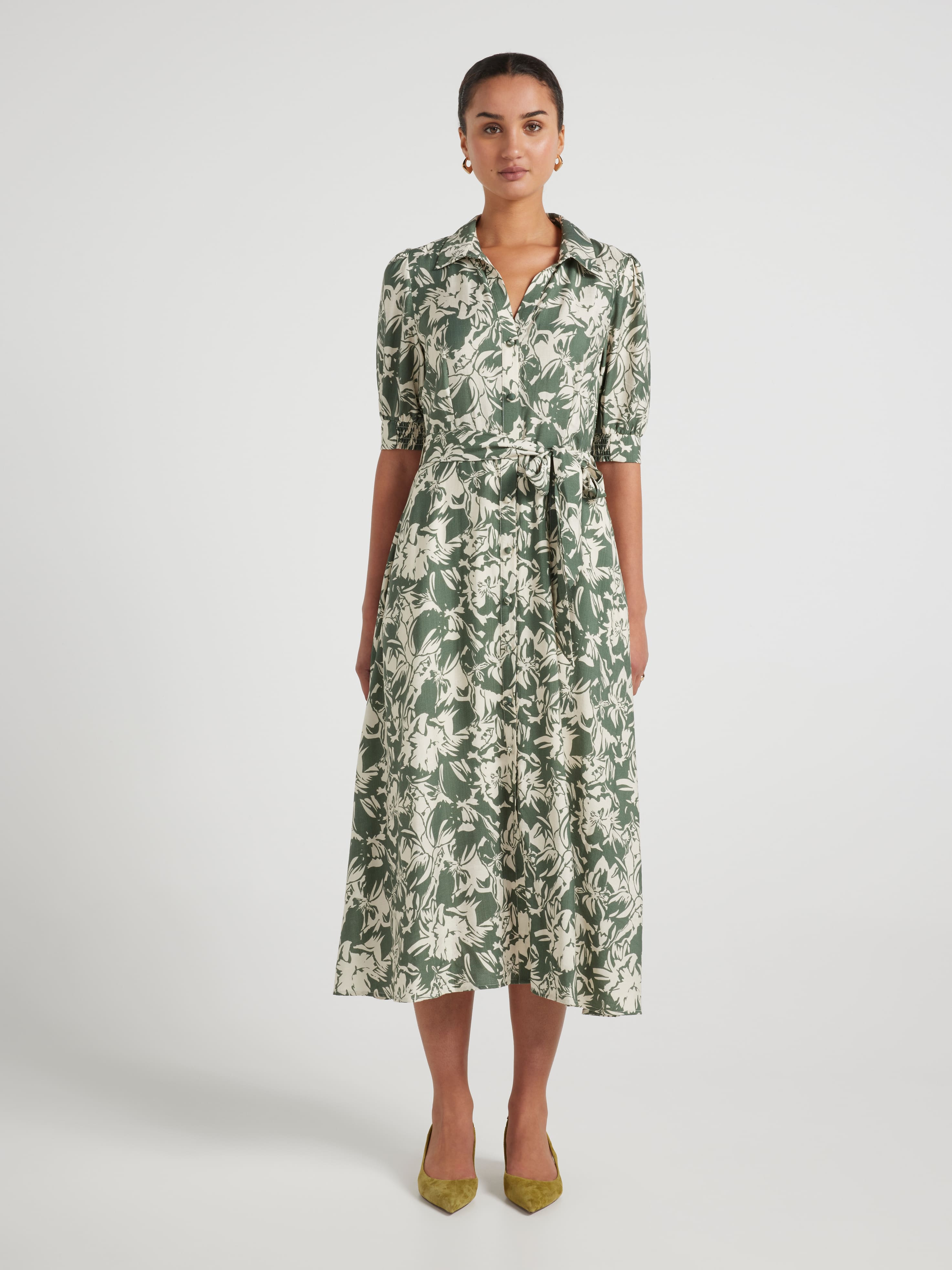 Briana Midi Shirt Dress
