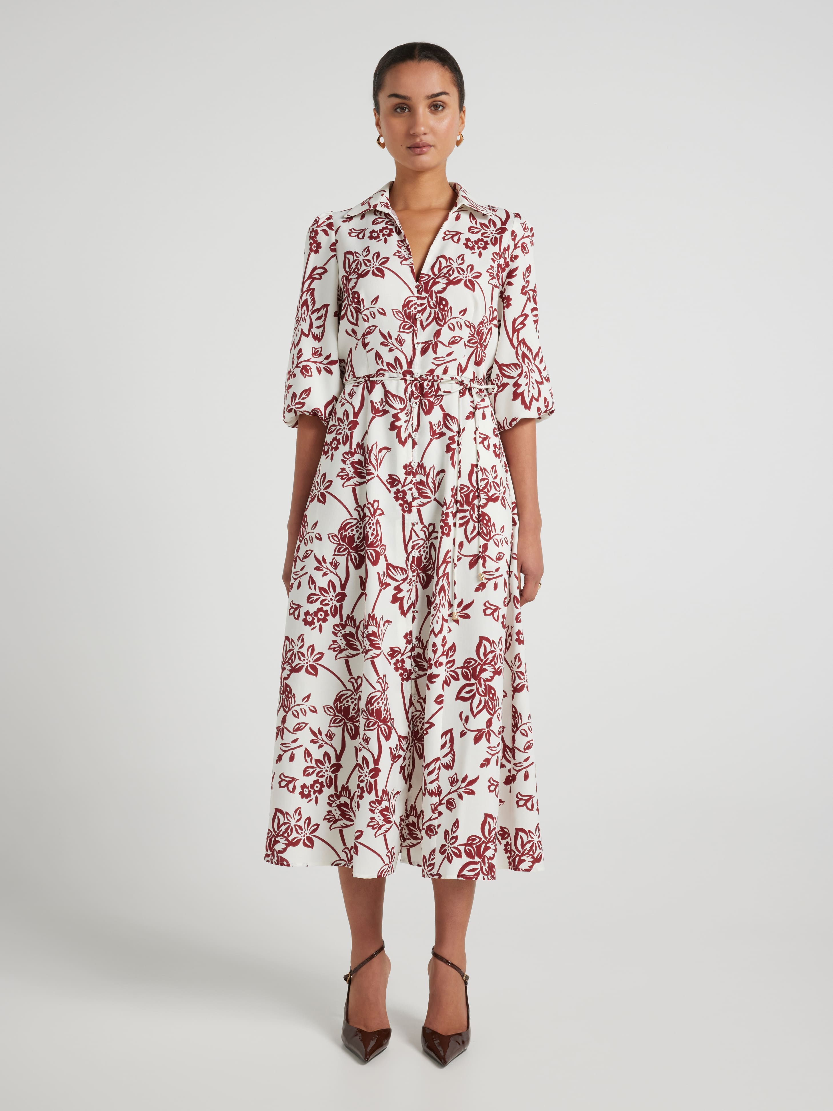 Millie Long Sleeve Shirt Dress