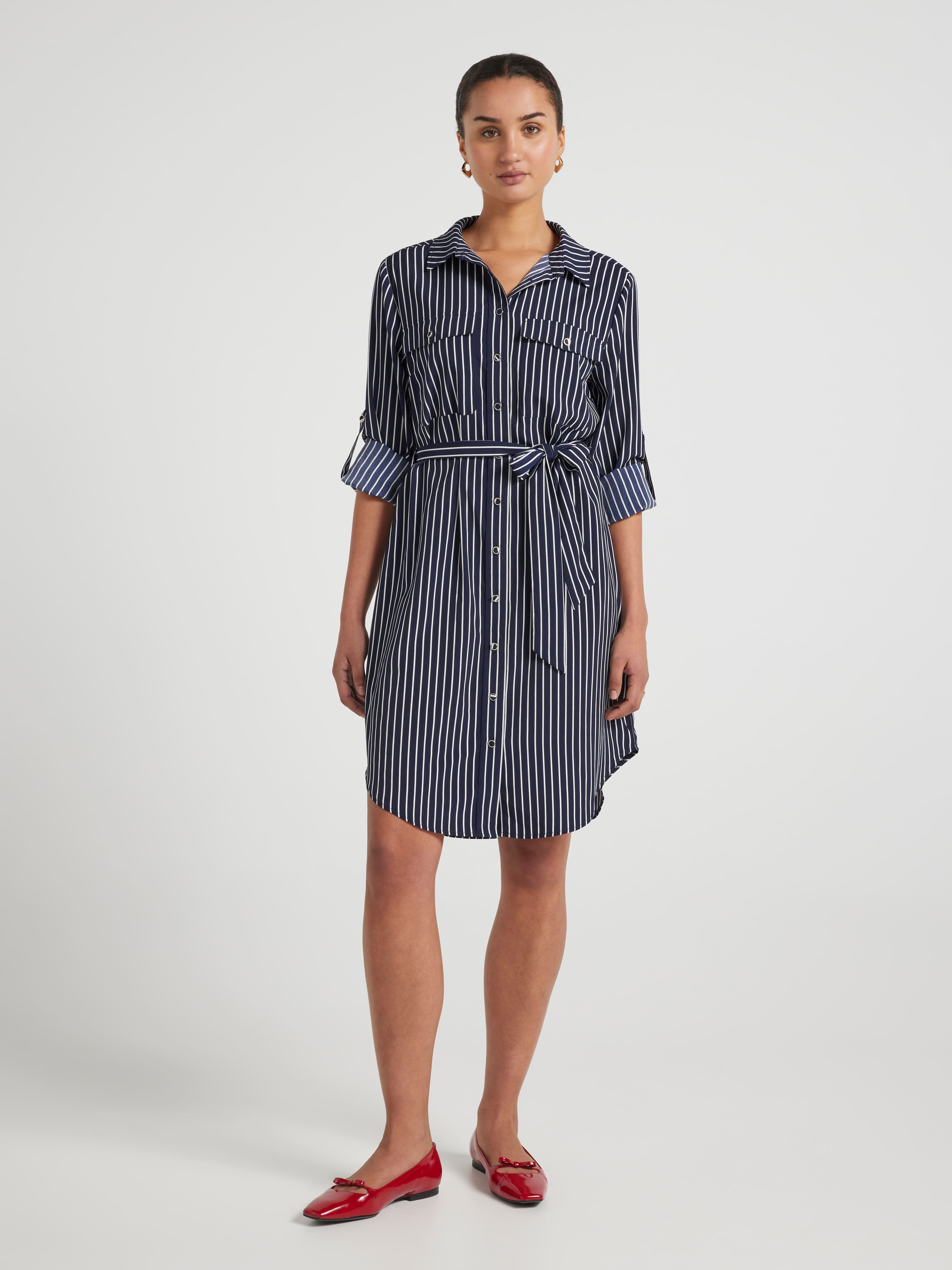 Mary Stripe Dress