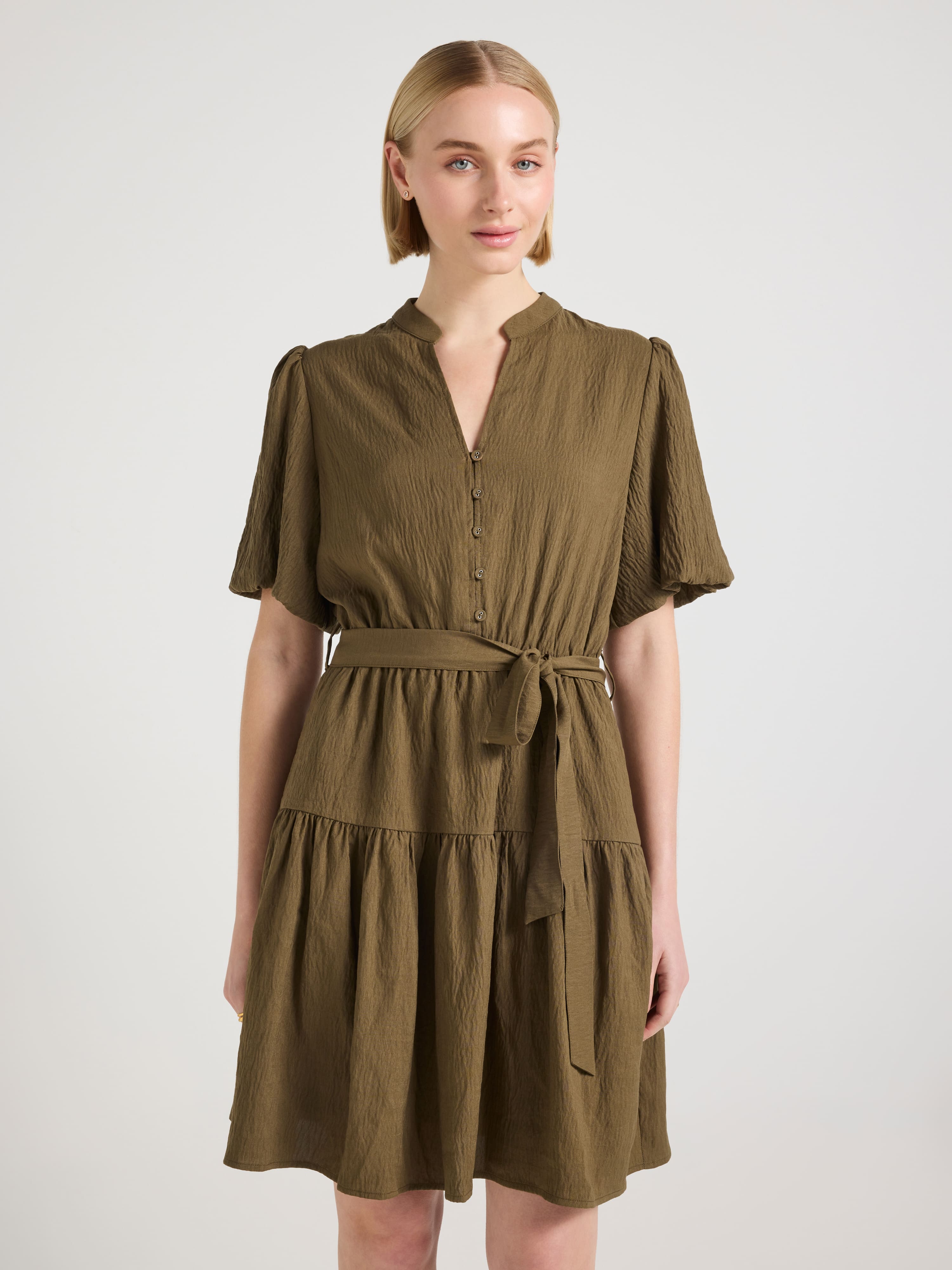 Stella Puff Sleeve Mini Dress