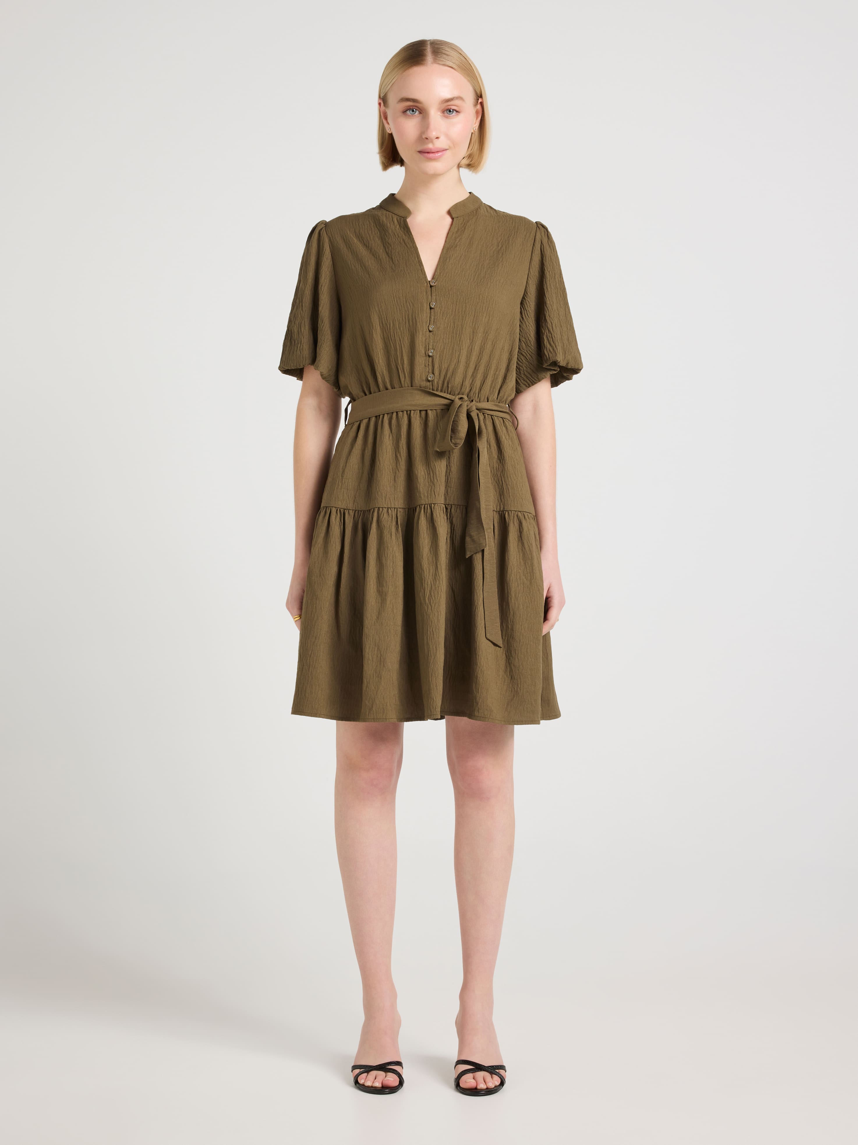 Stella Puff Sleeve Mini Dress