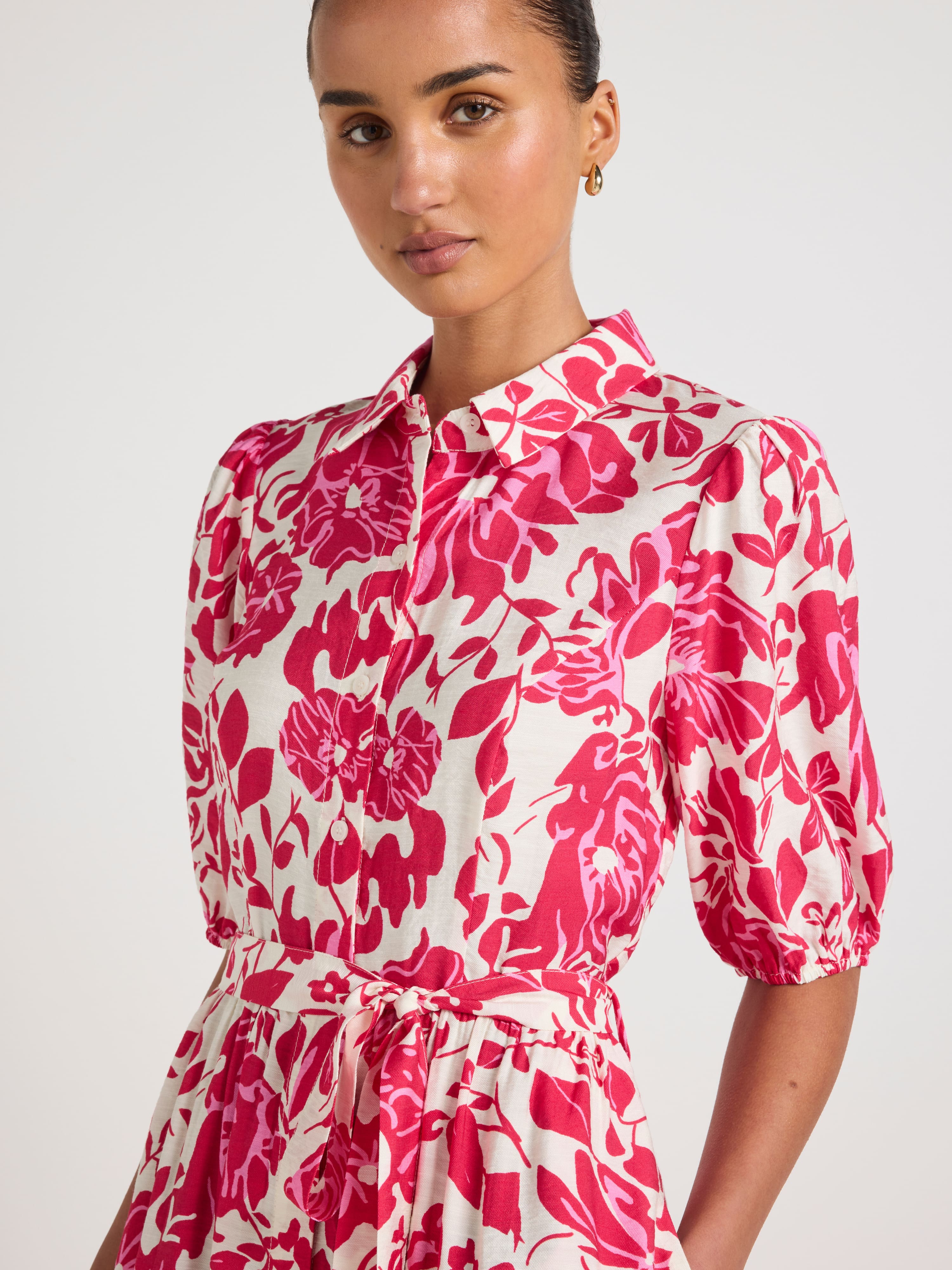 Pia Midi Shirt Dress