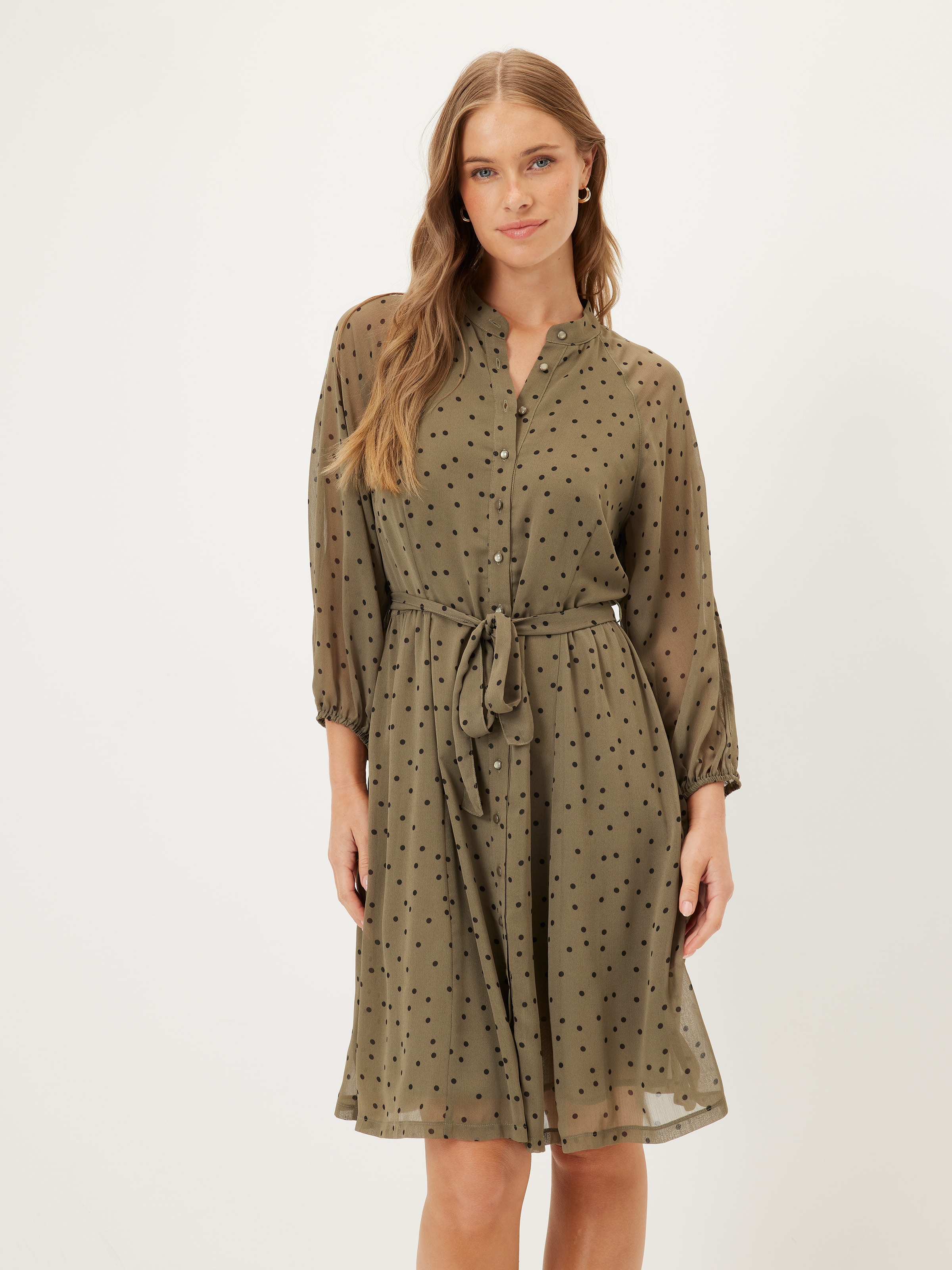 Jo Textured Shirt Dress
