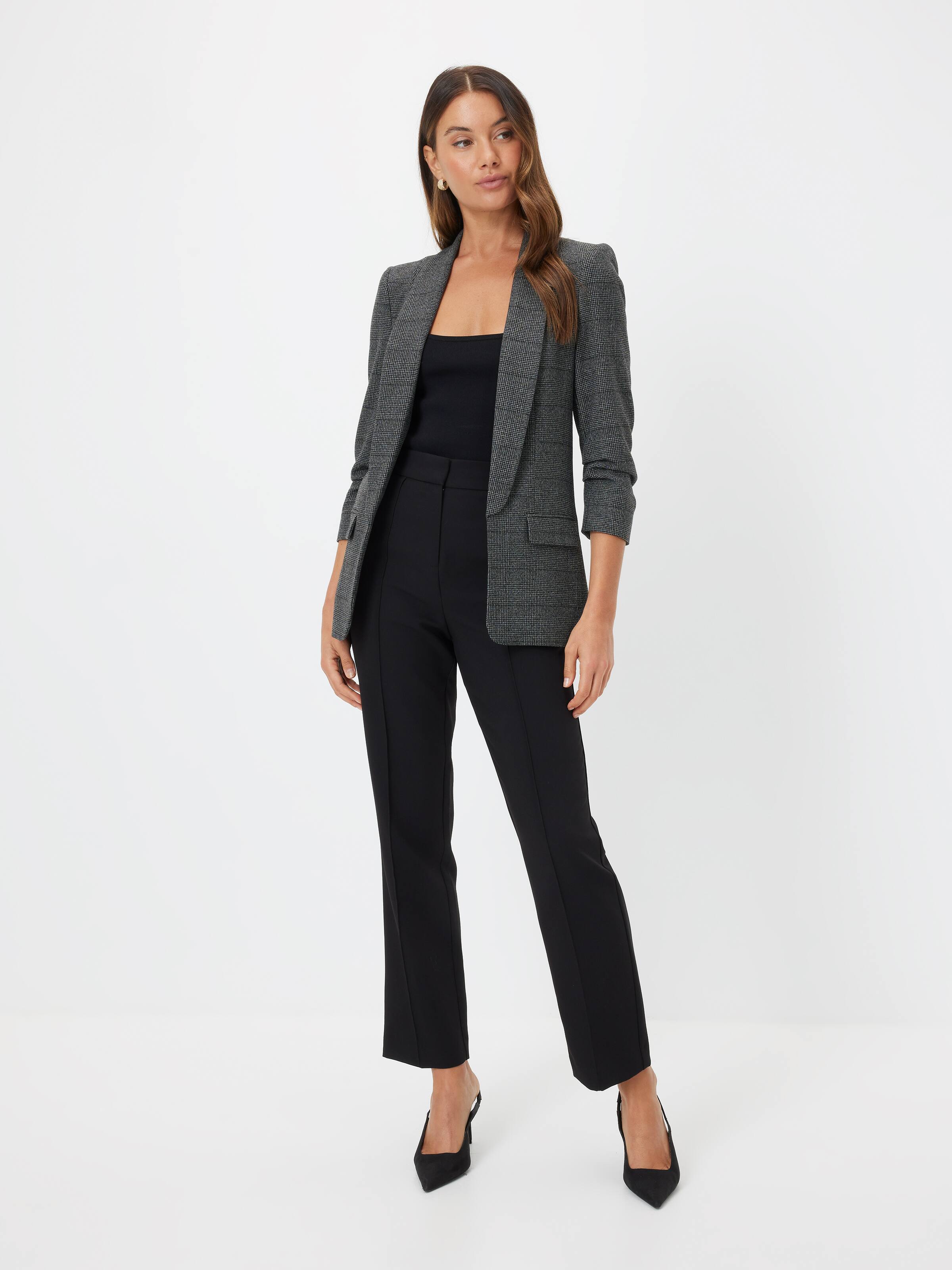 Mi Amour Check Blazer