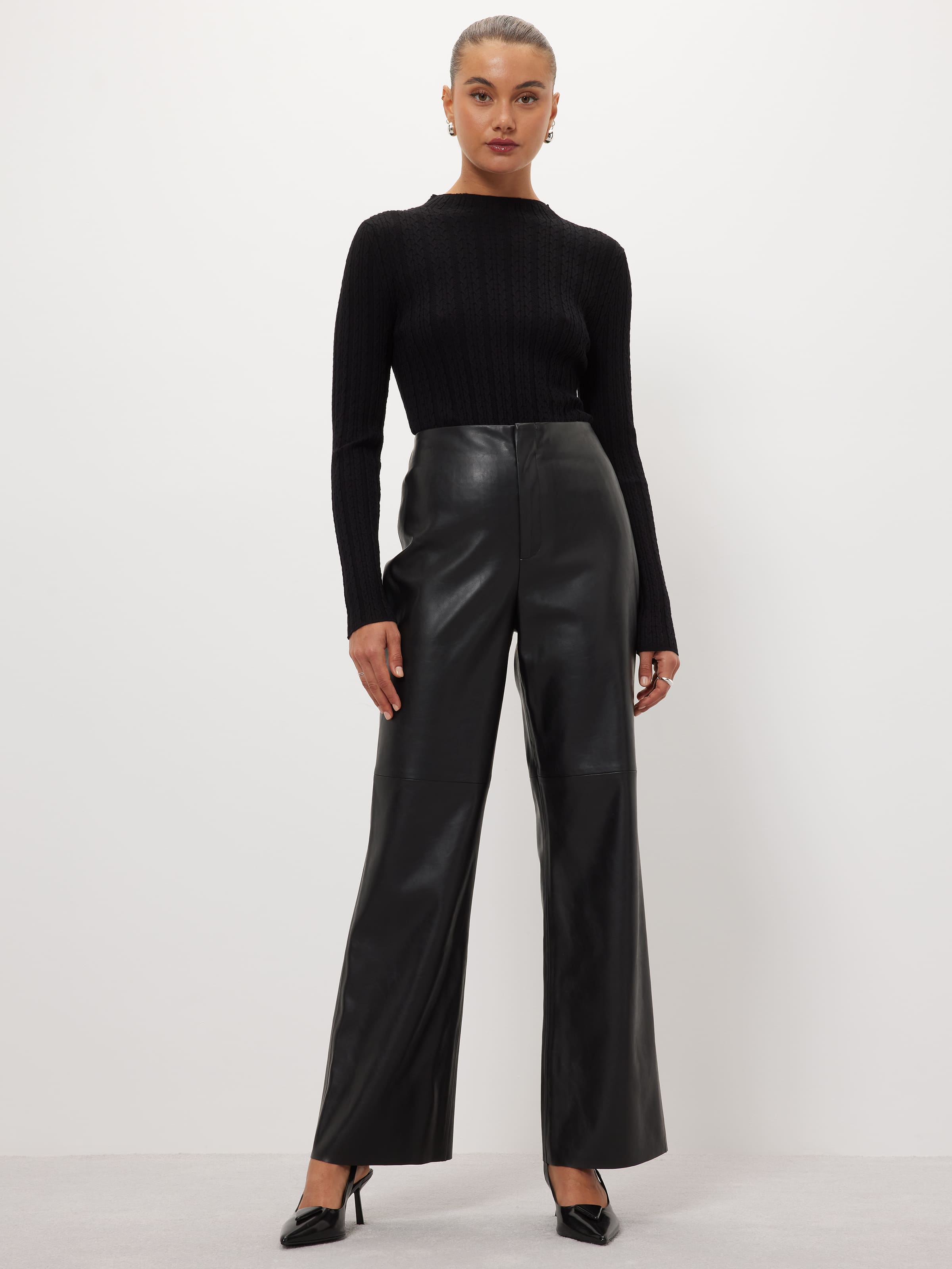 Presley Faux Leather Pant