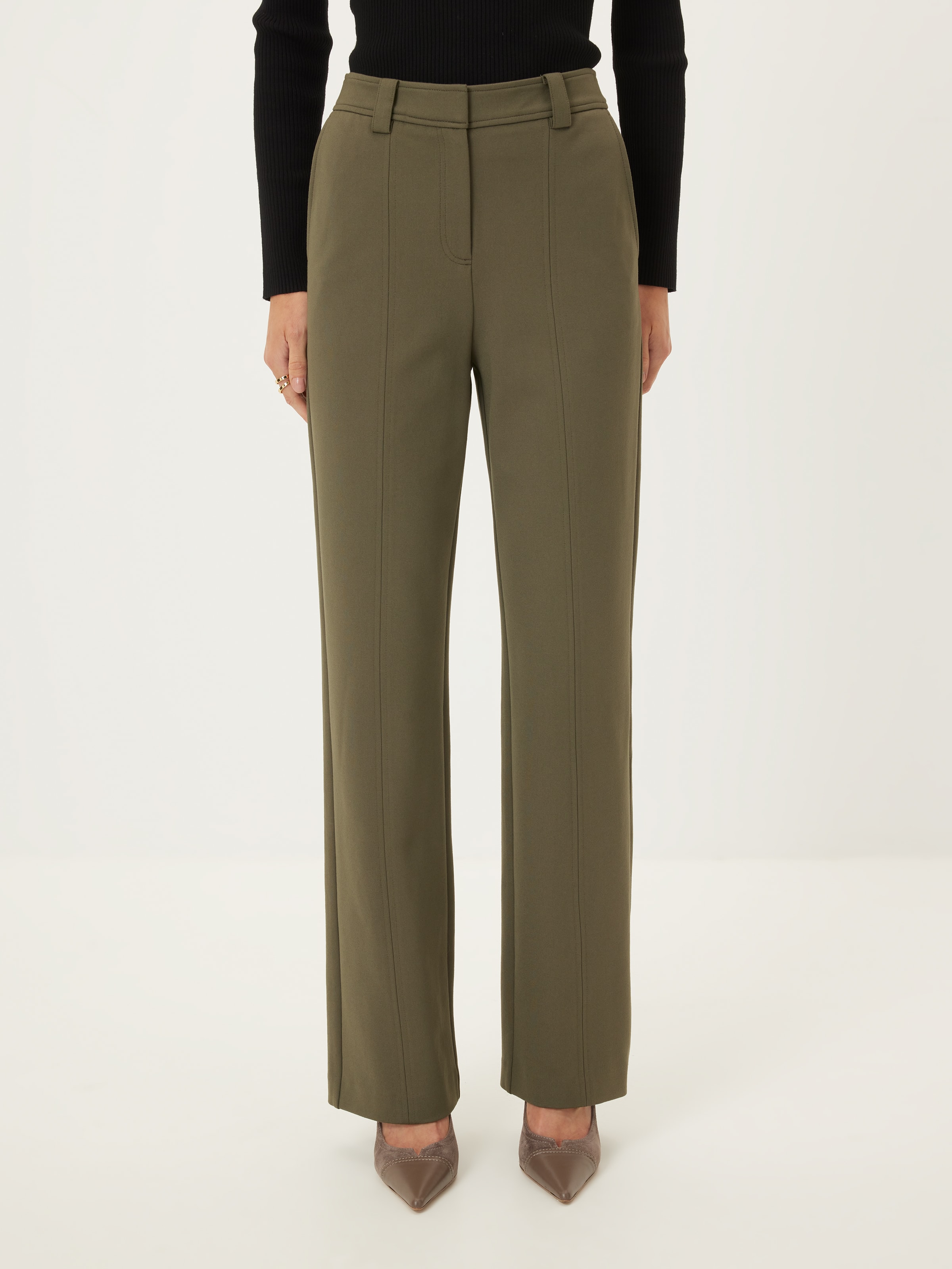 Phoebe Straight Leg Ponte Pant