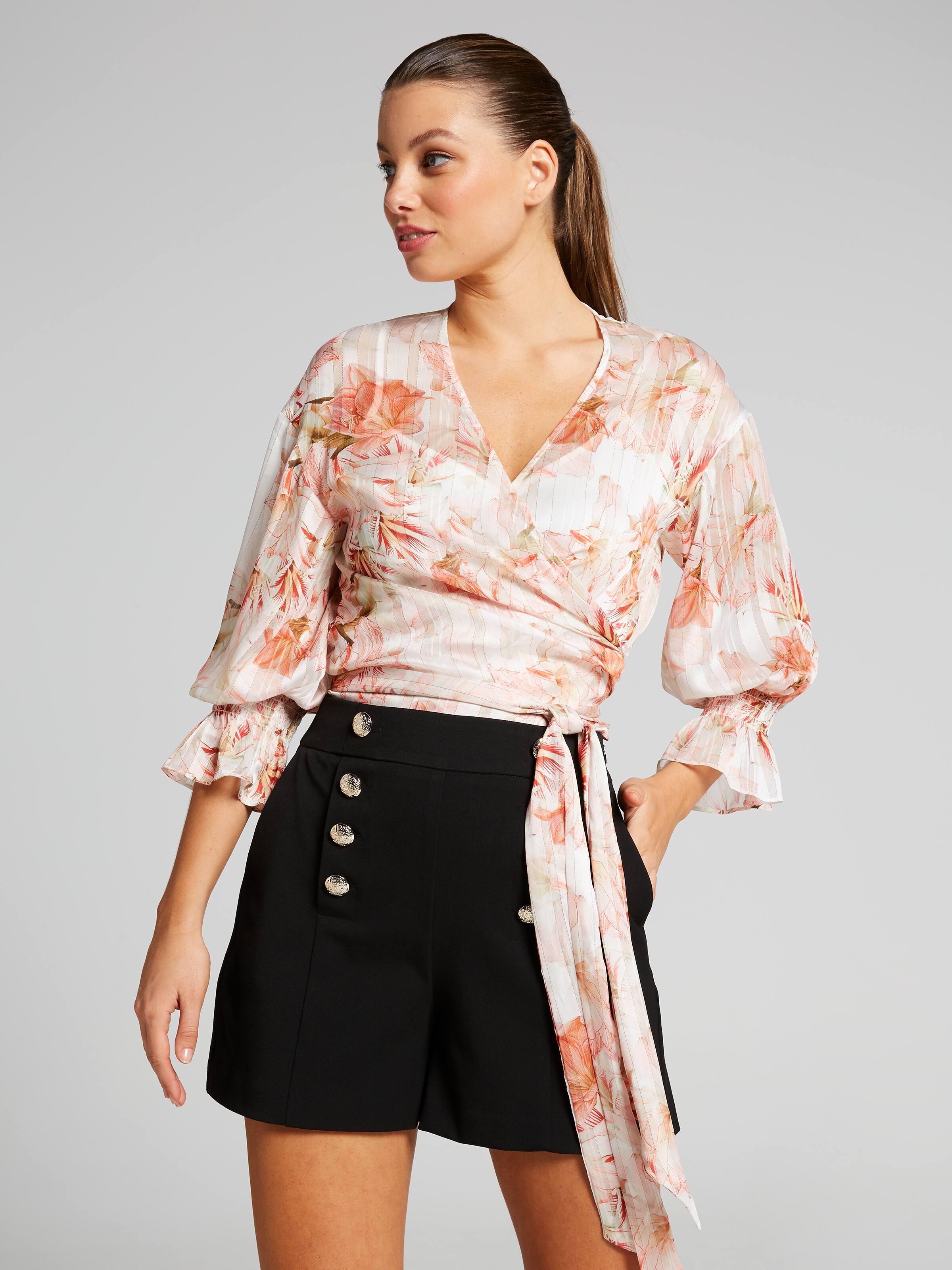 Petites Peppa Wide Leg Ponte Pant