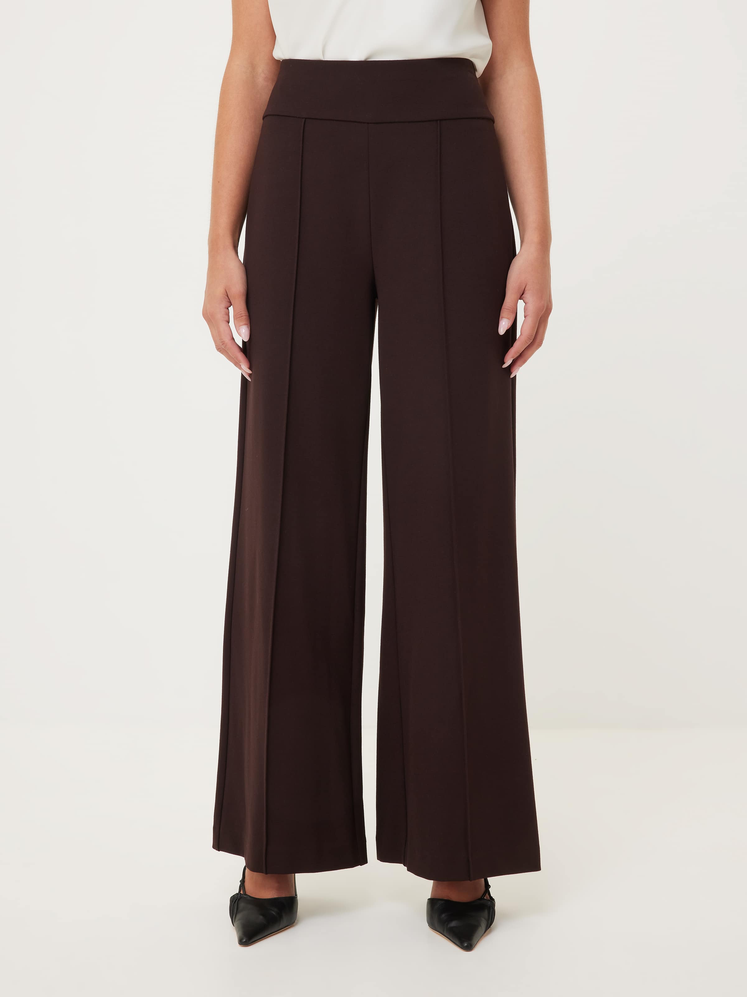 Petites Peppa Wide Leg Ponte Pant