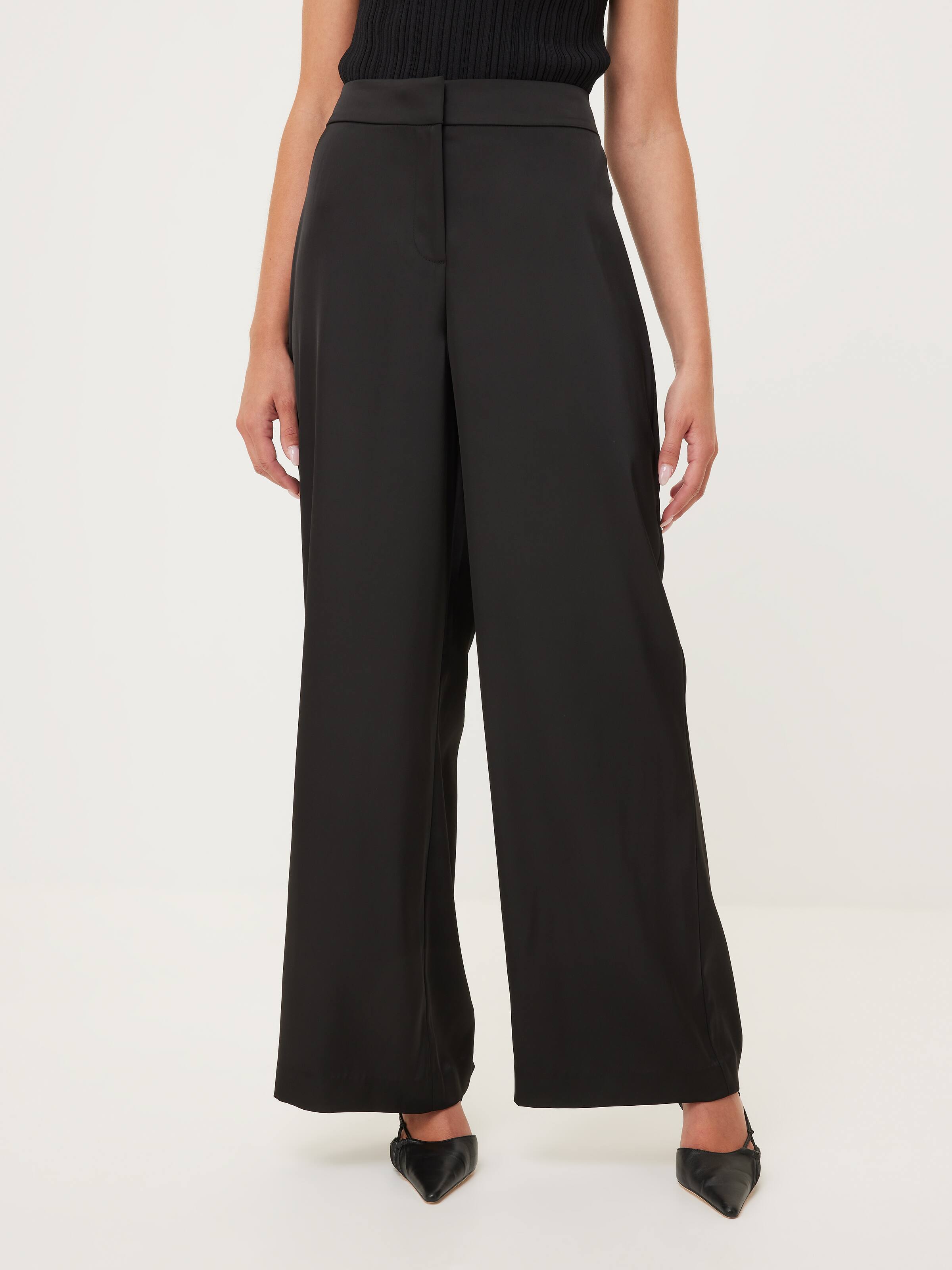 Petites Love Traingle Satin Pants
