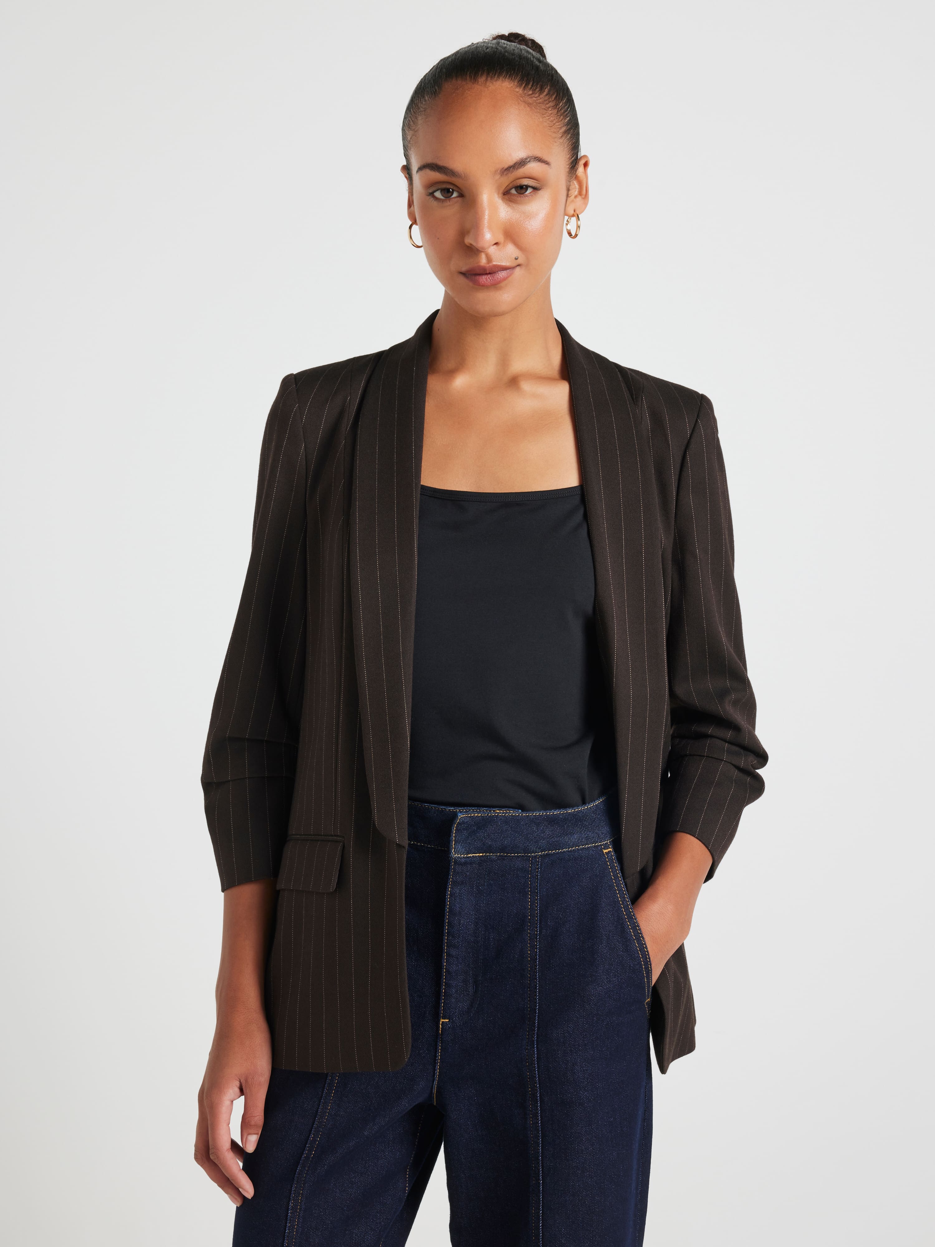 Mi Amour Pinstripe Blazer