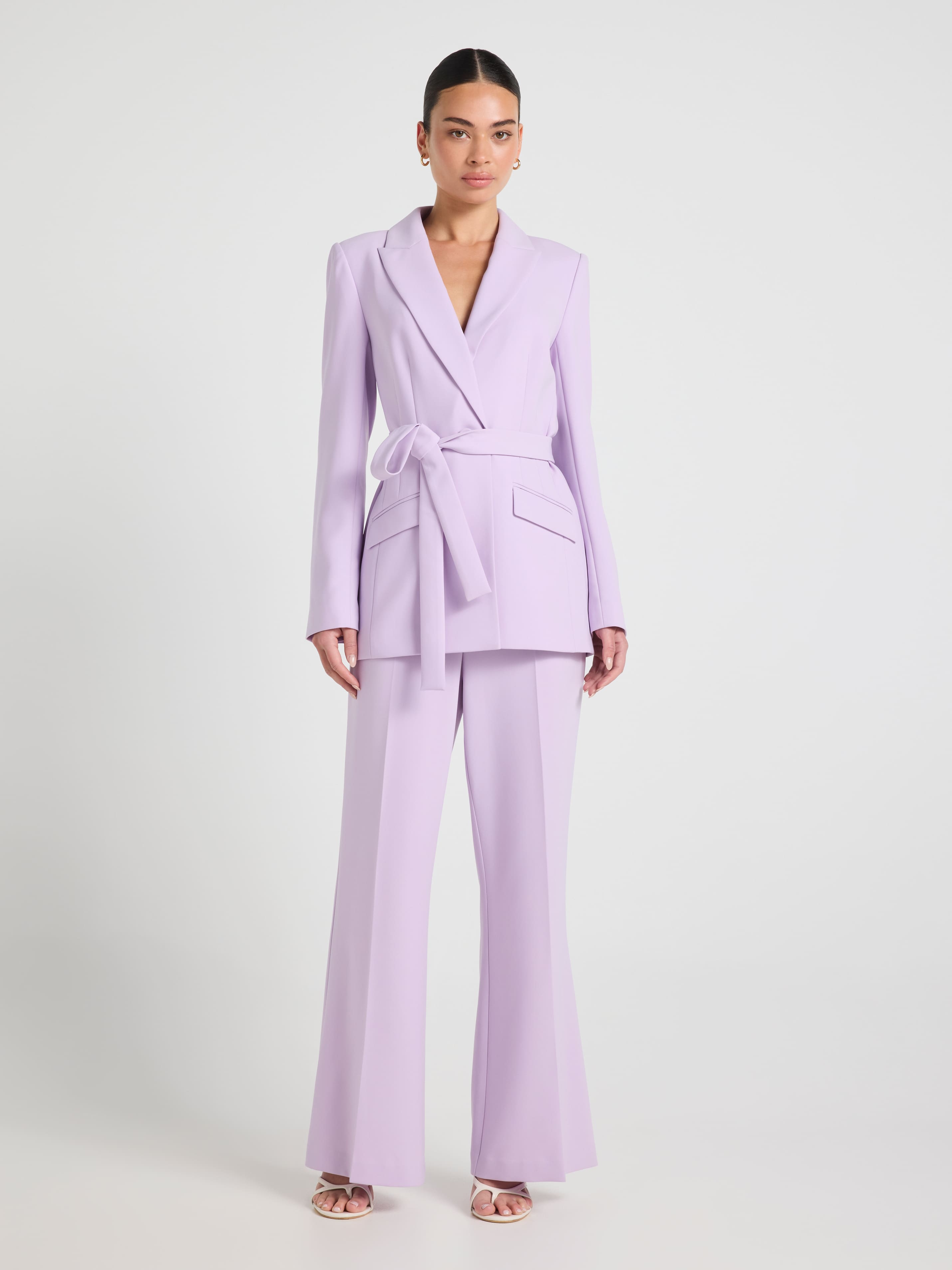 Lets Get Loud Belted Blazer