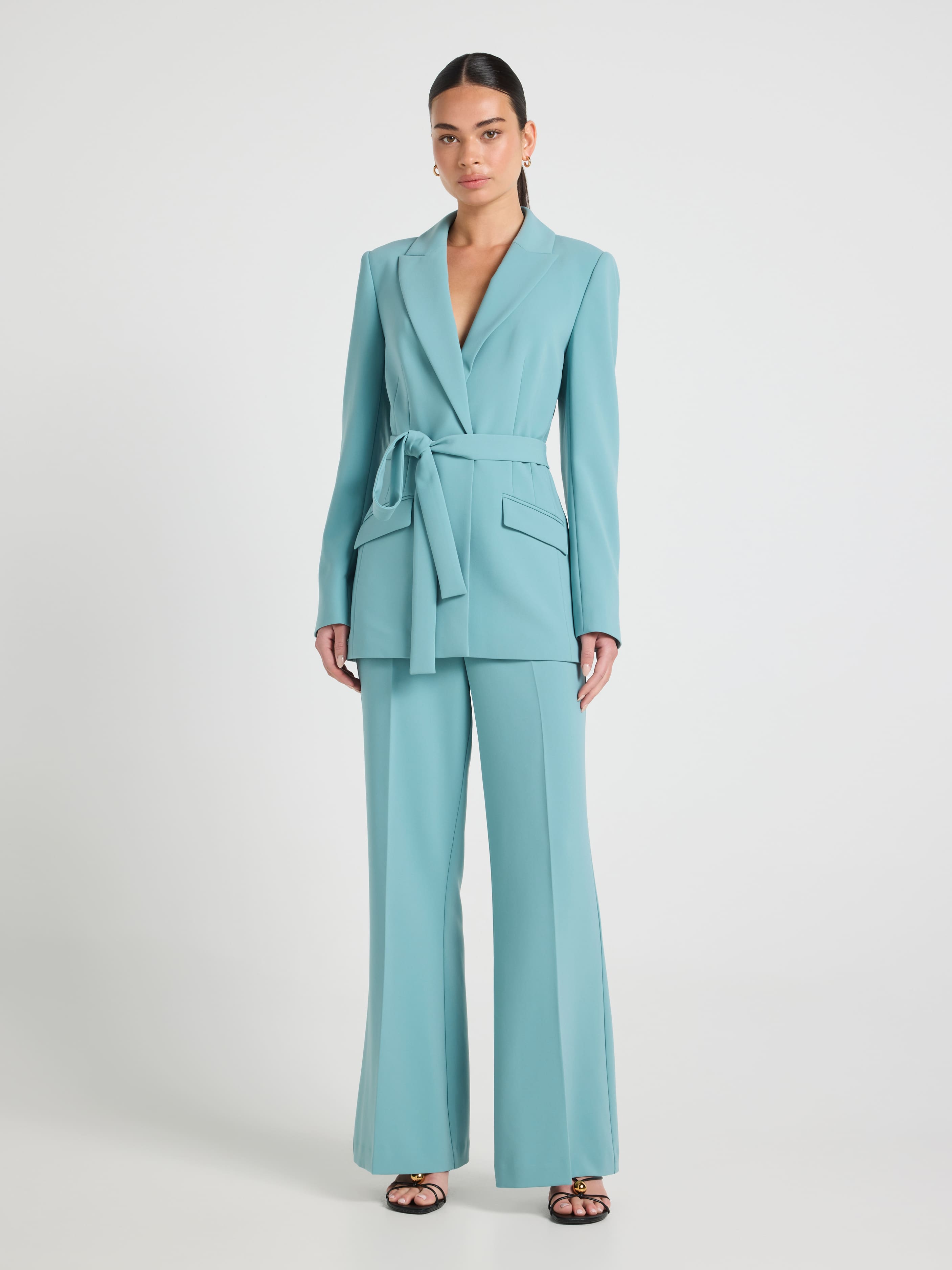 Lets Get Loud Belted Blazer