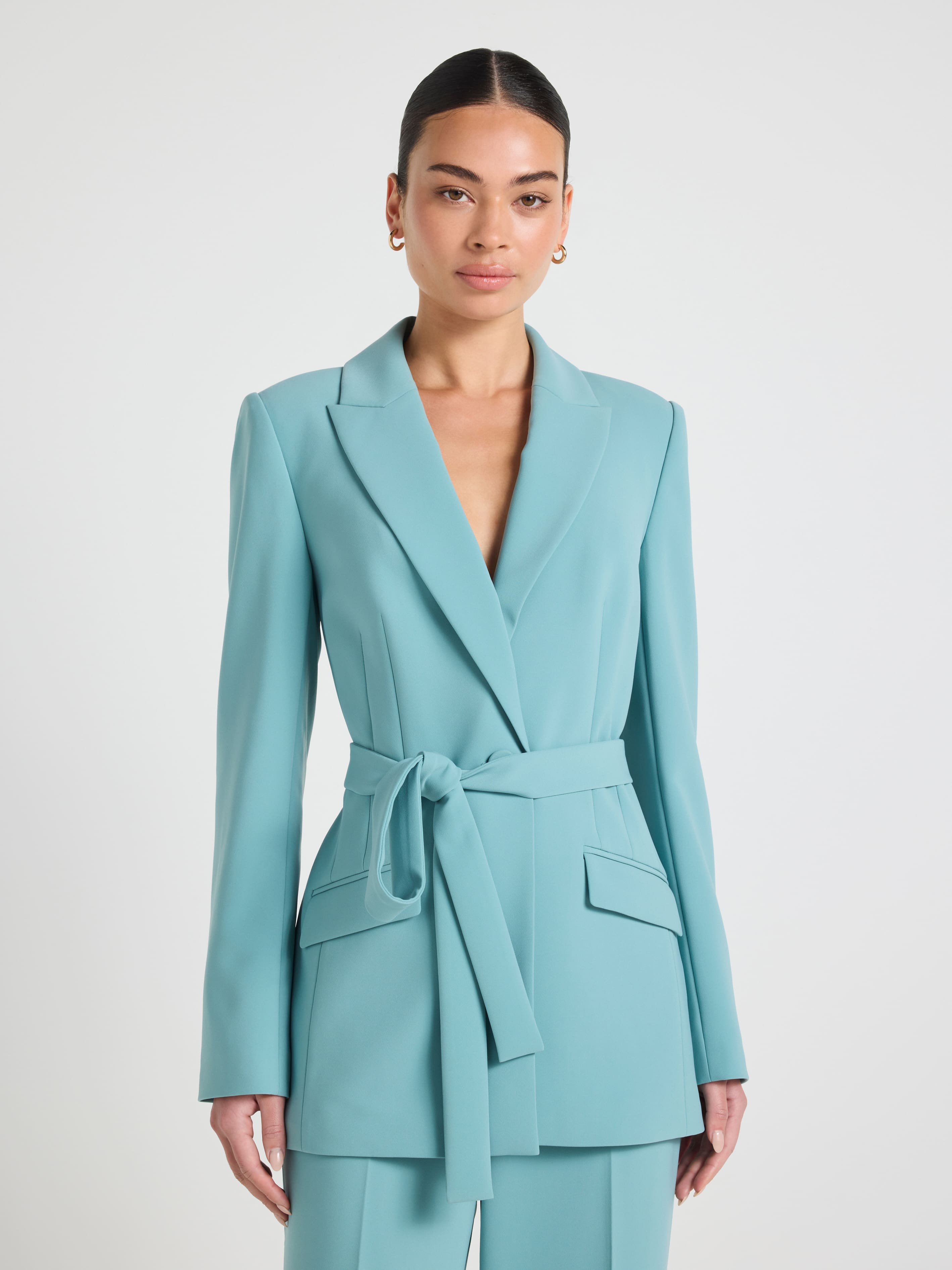 Lets Get Loud Belted Blazer