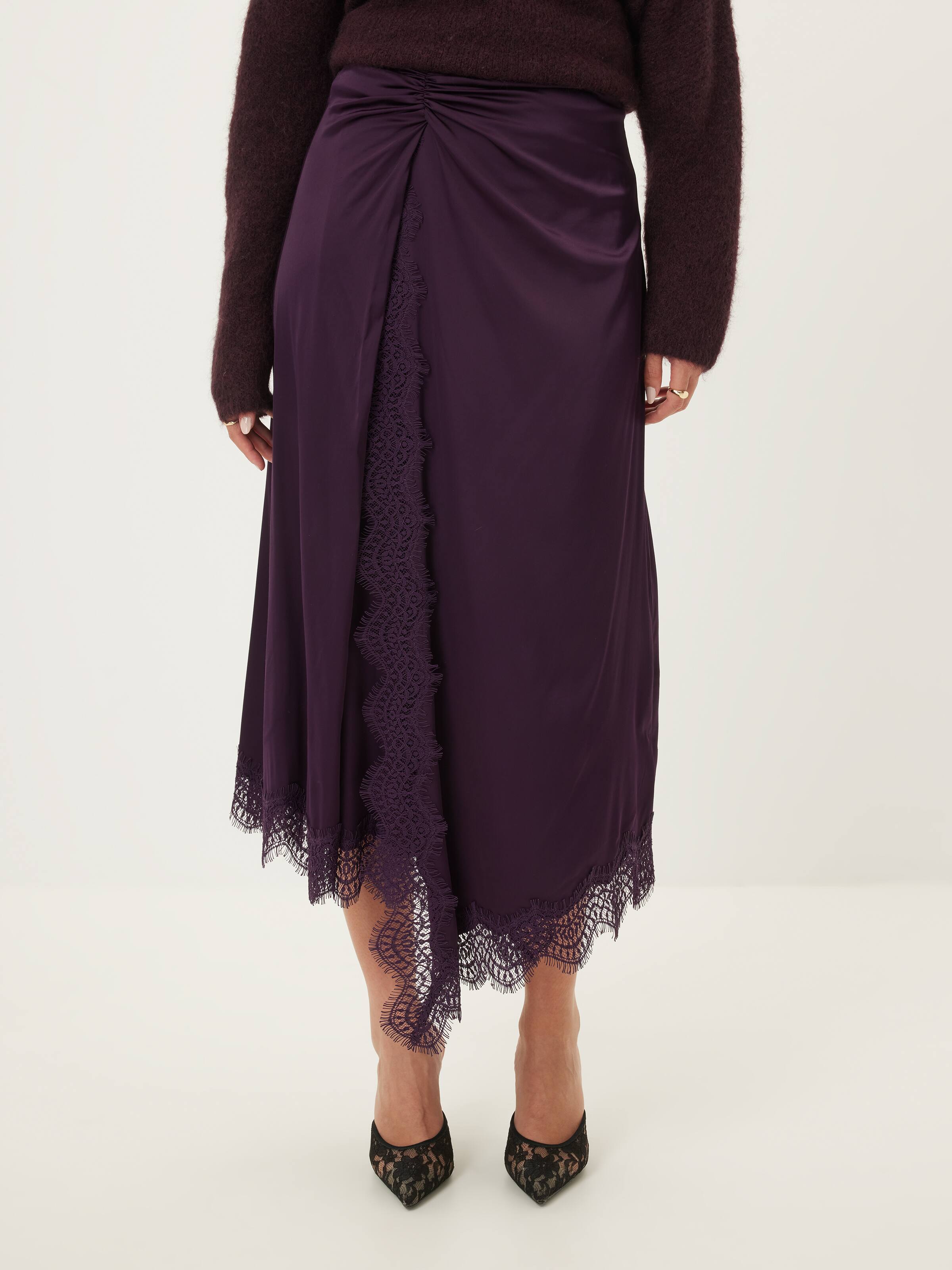 Te Amo Satin Slip Skirt