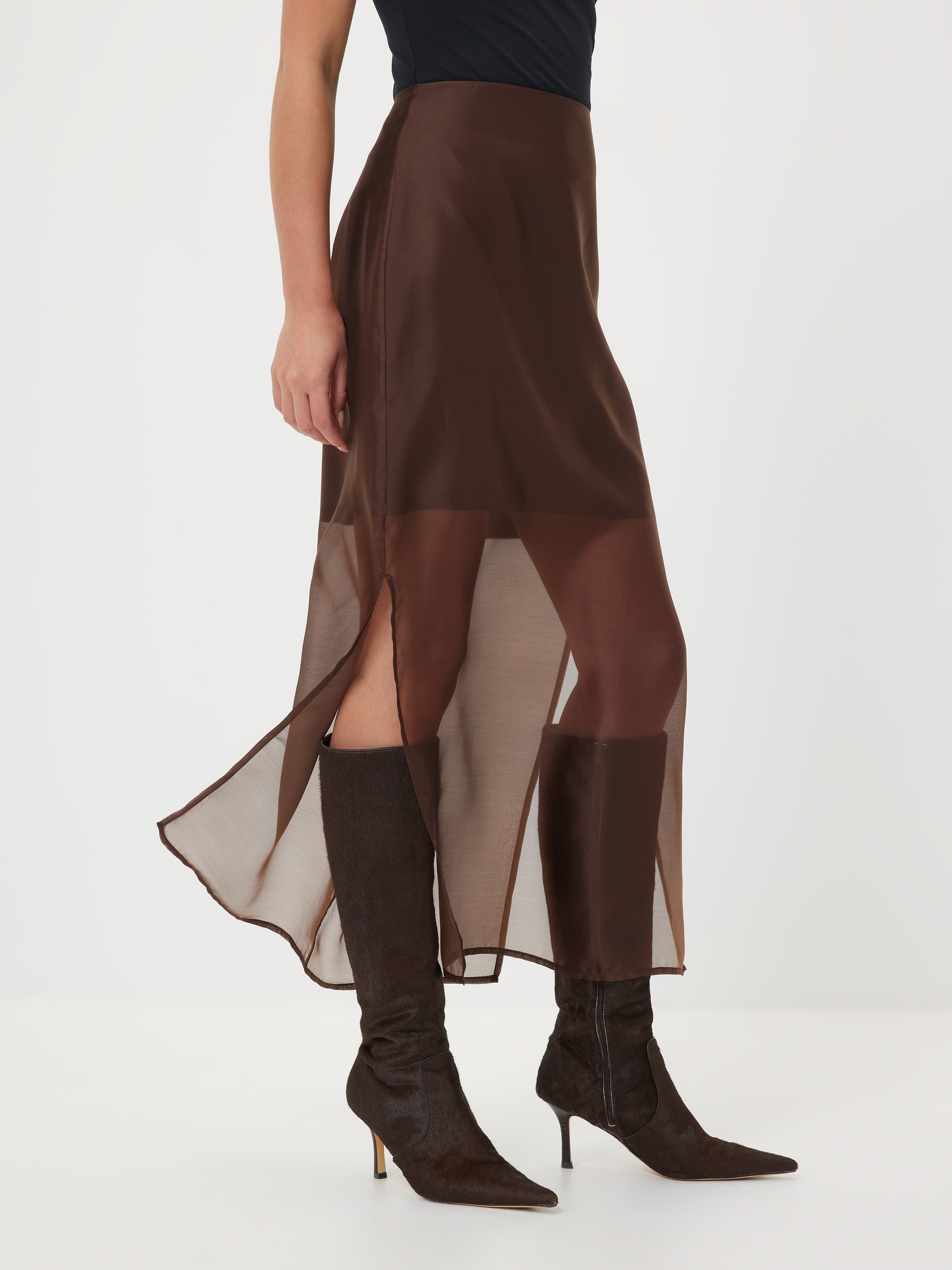 Louise Organza Pencil Skirt