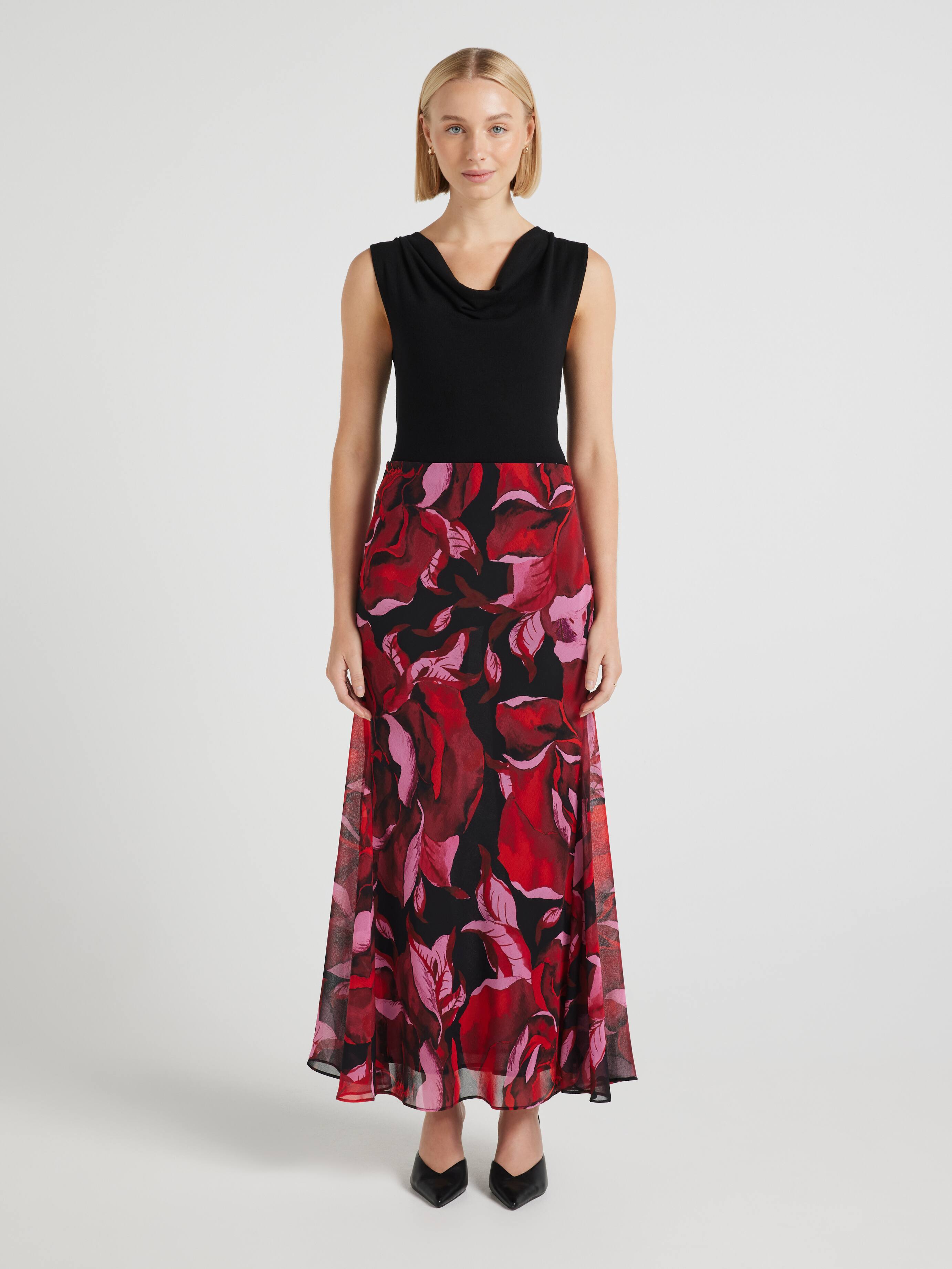 Ruby Rose Georgette Midi Skirt
