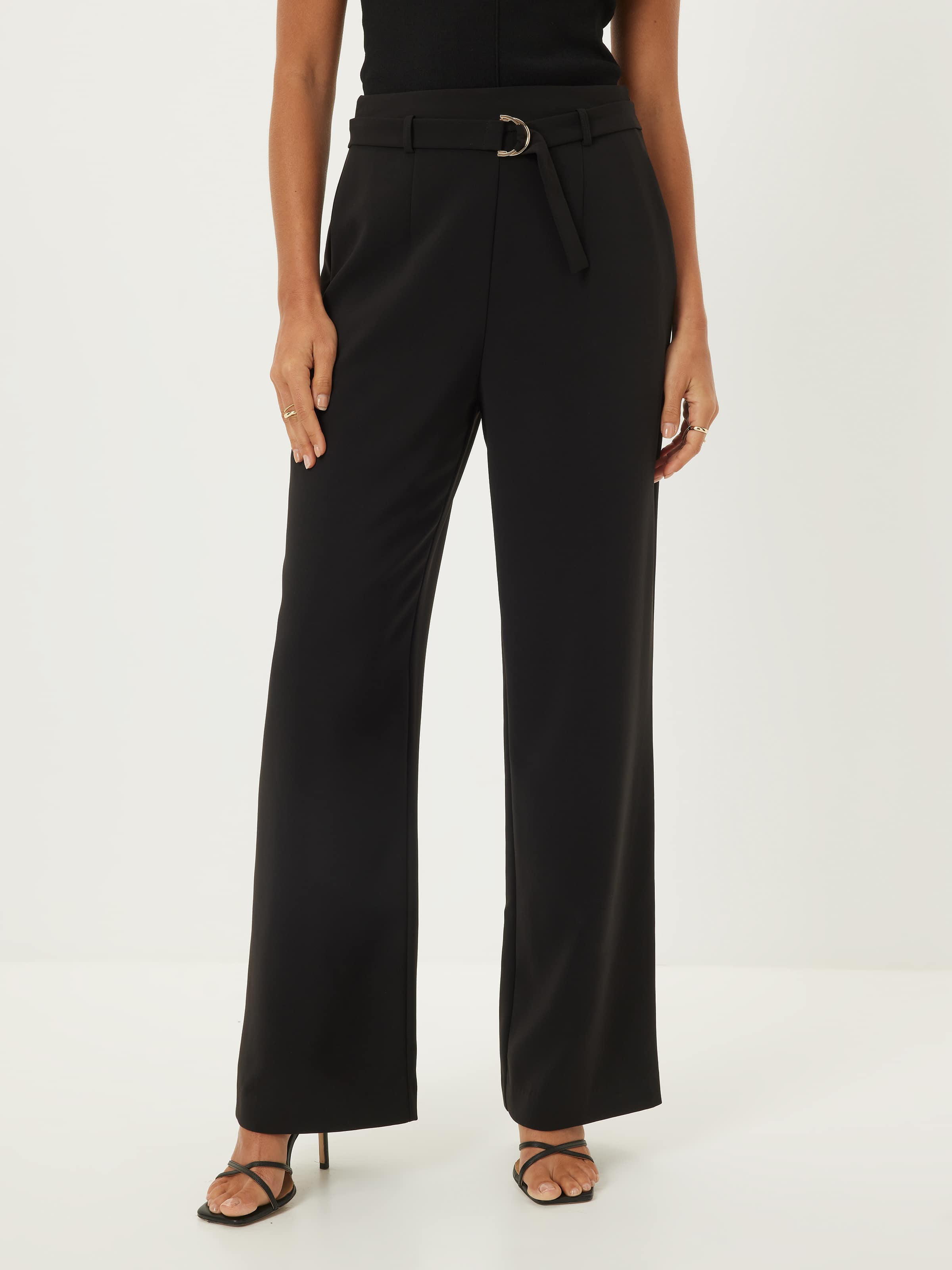 Soho Wide Leg Pant Black - Portmans Online