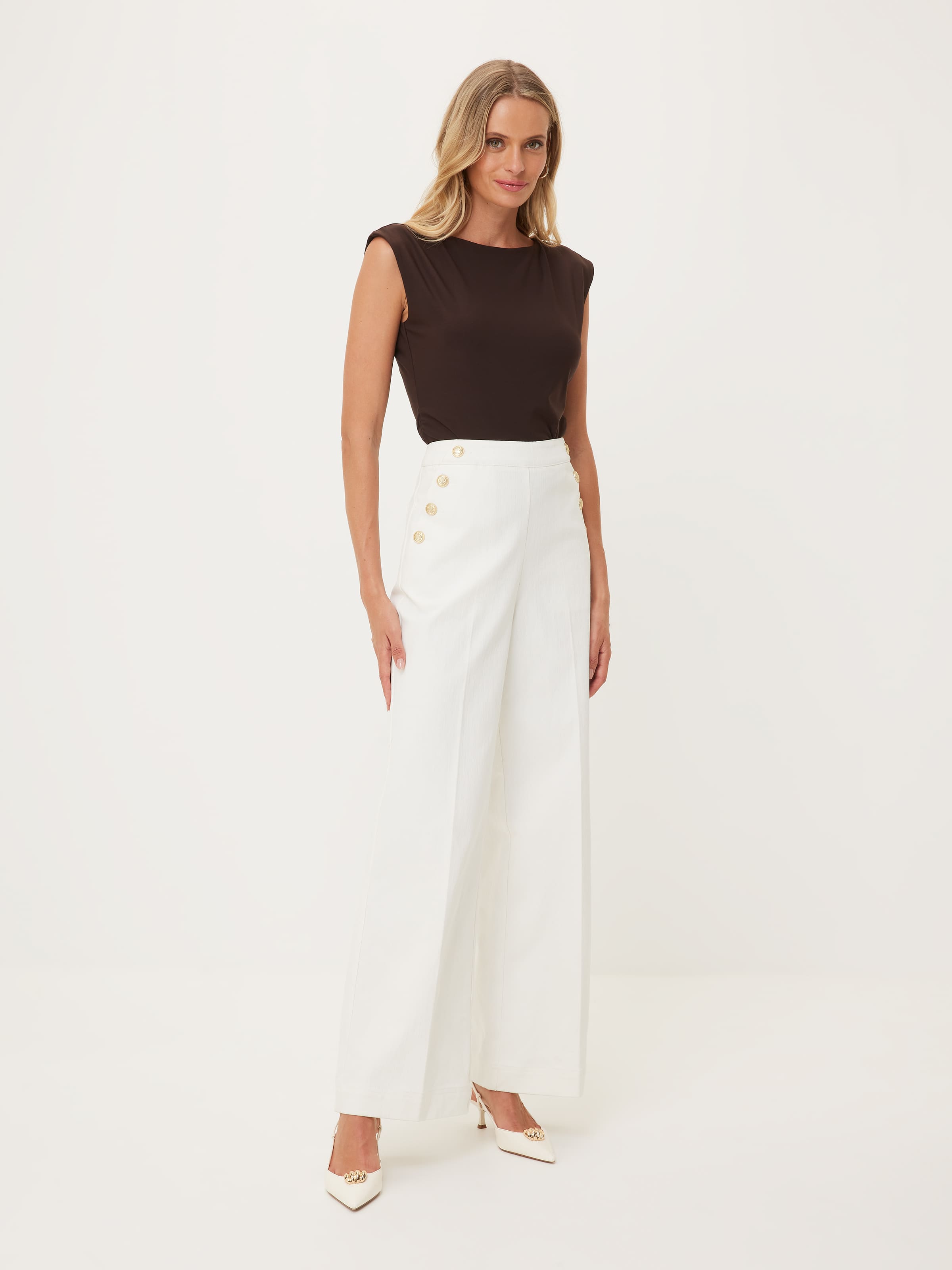 Greenwhich Denim Wide Leg Jean