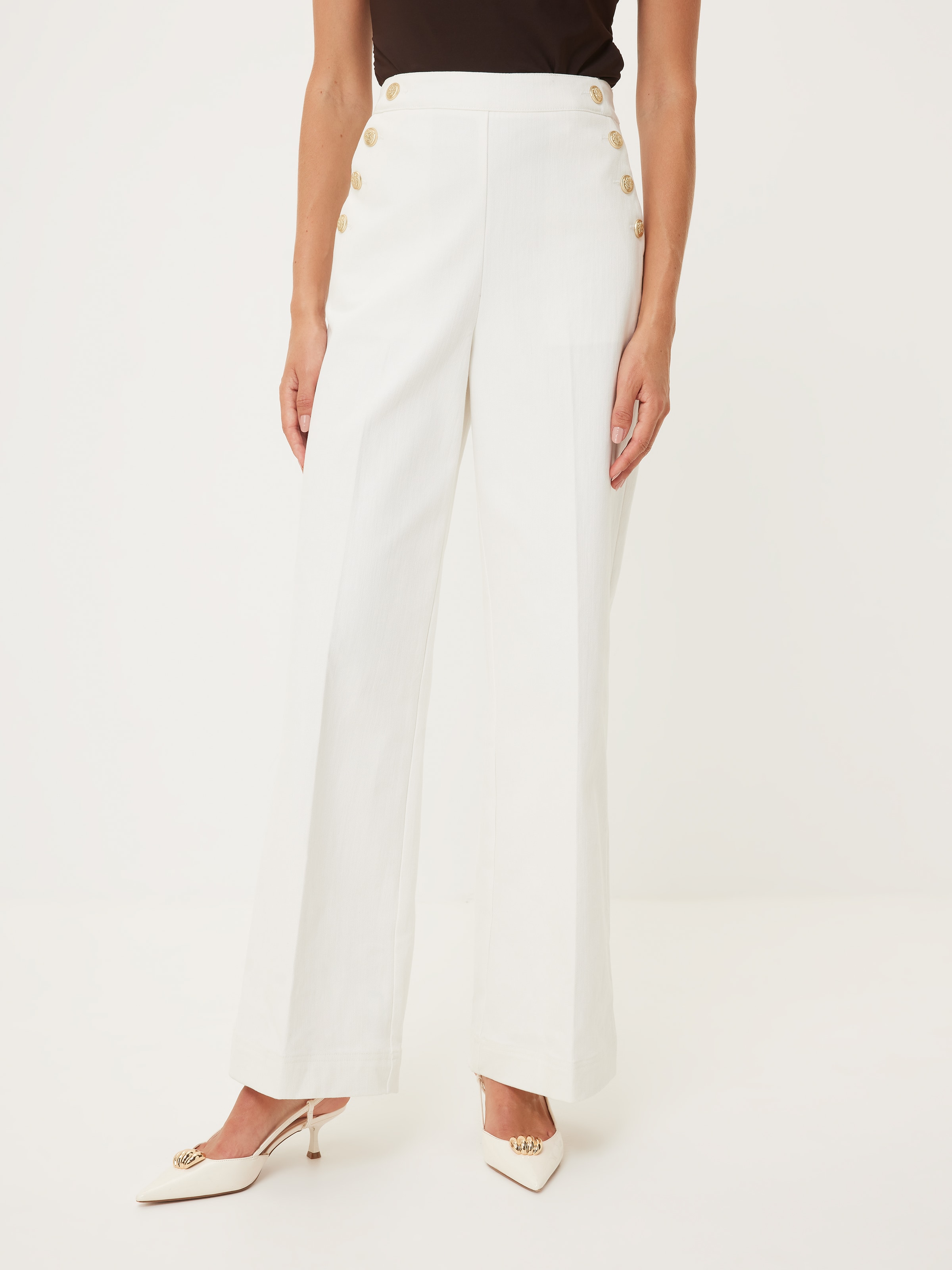 Greenwhich Denim Wide Leg Jean