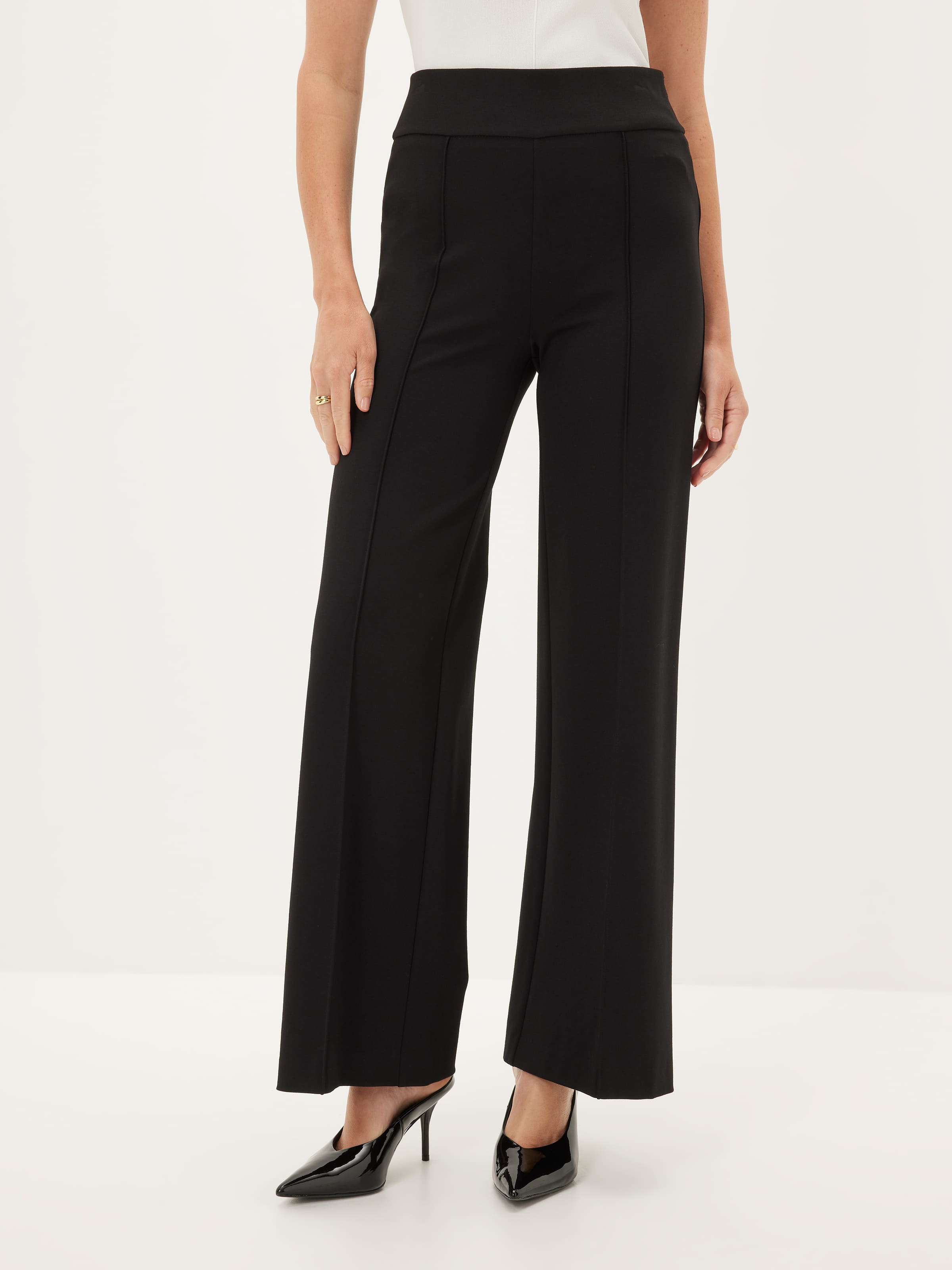 Bowie Wide Leg Ponte Pant