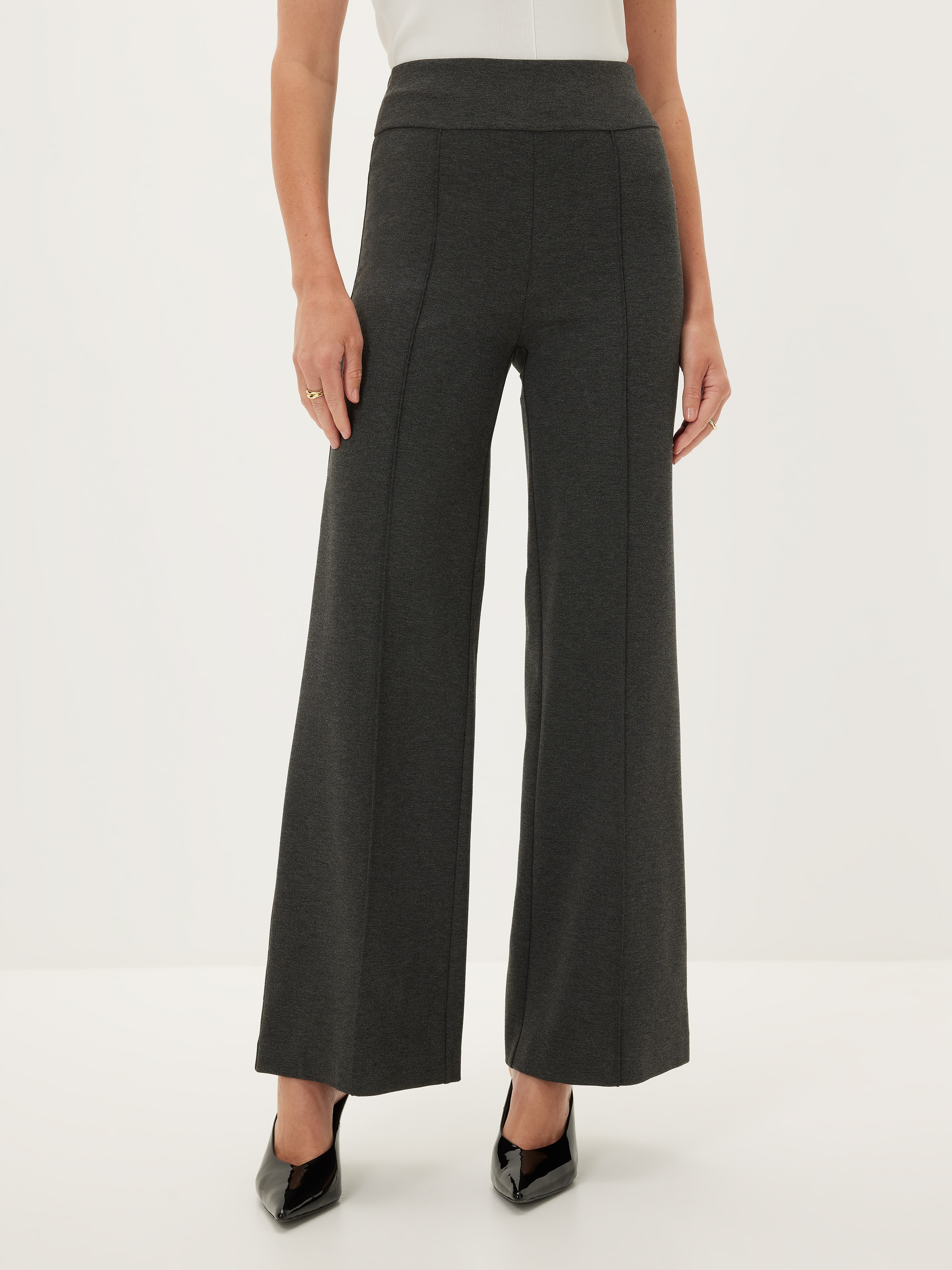 Bowie Wide Leg Ponte Pant