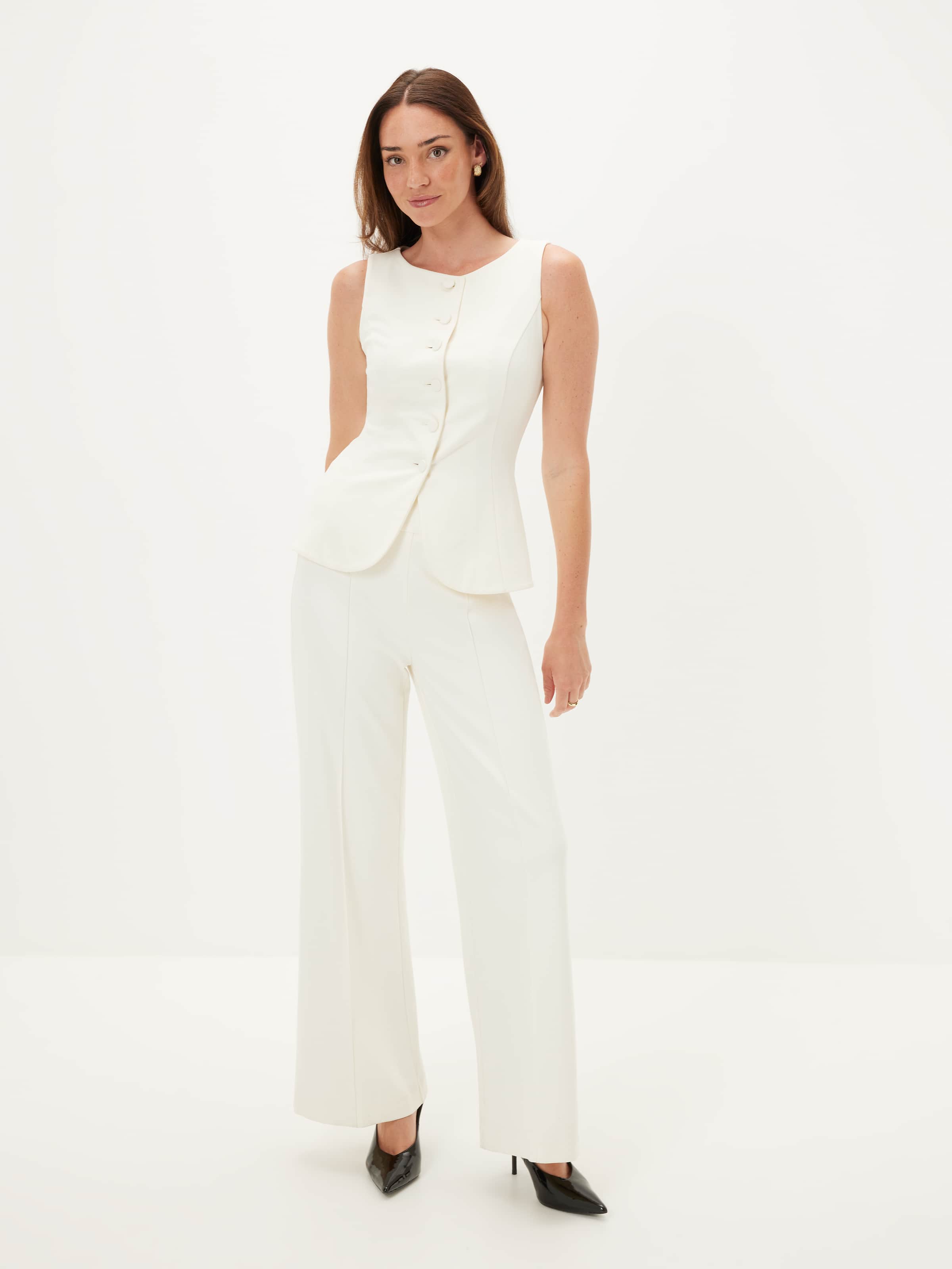 Bowie Wide Leg Ponte Pant