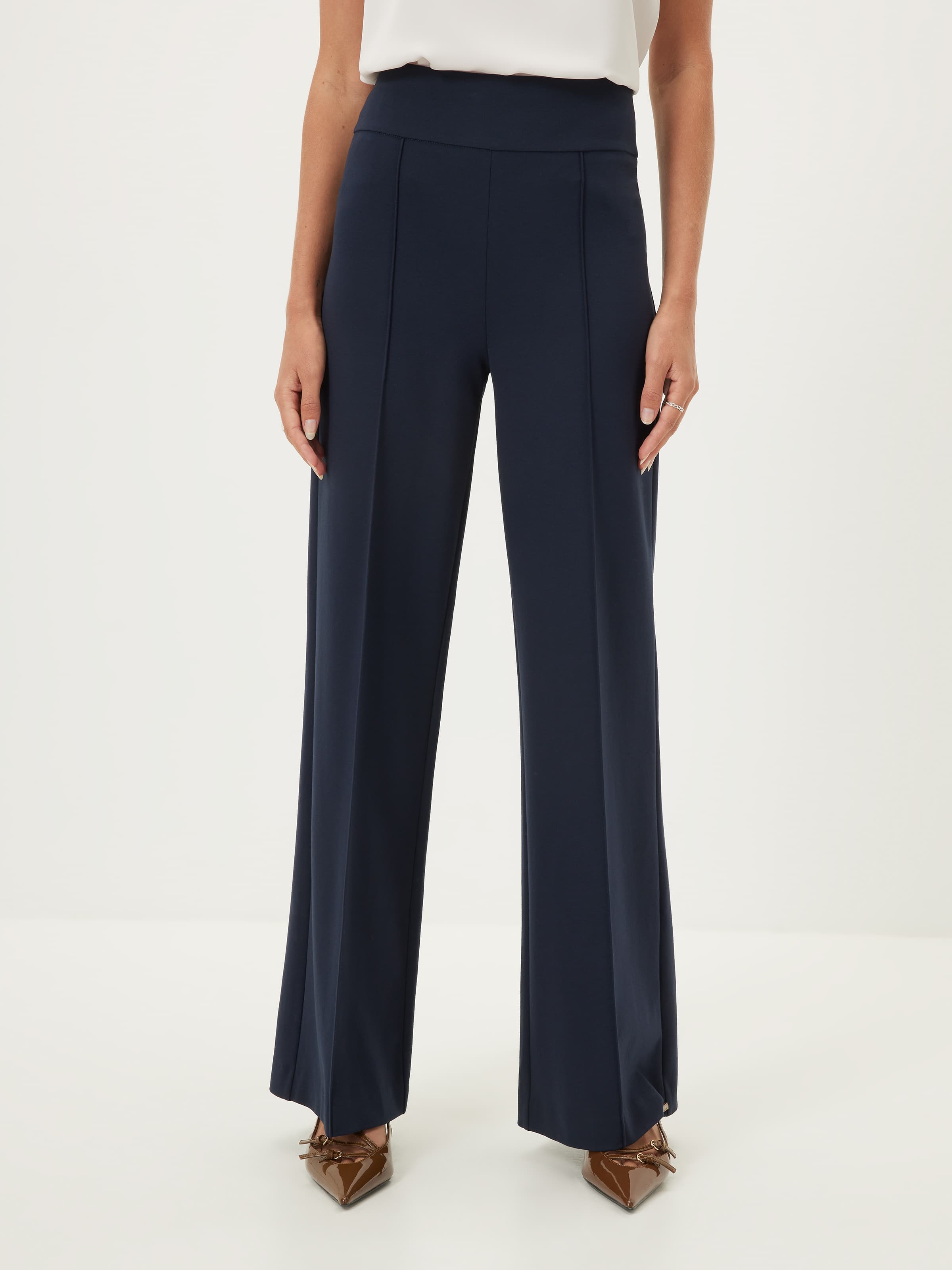 Bowie Wide Leg Ponte Pant