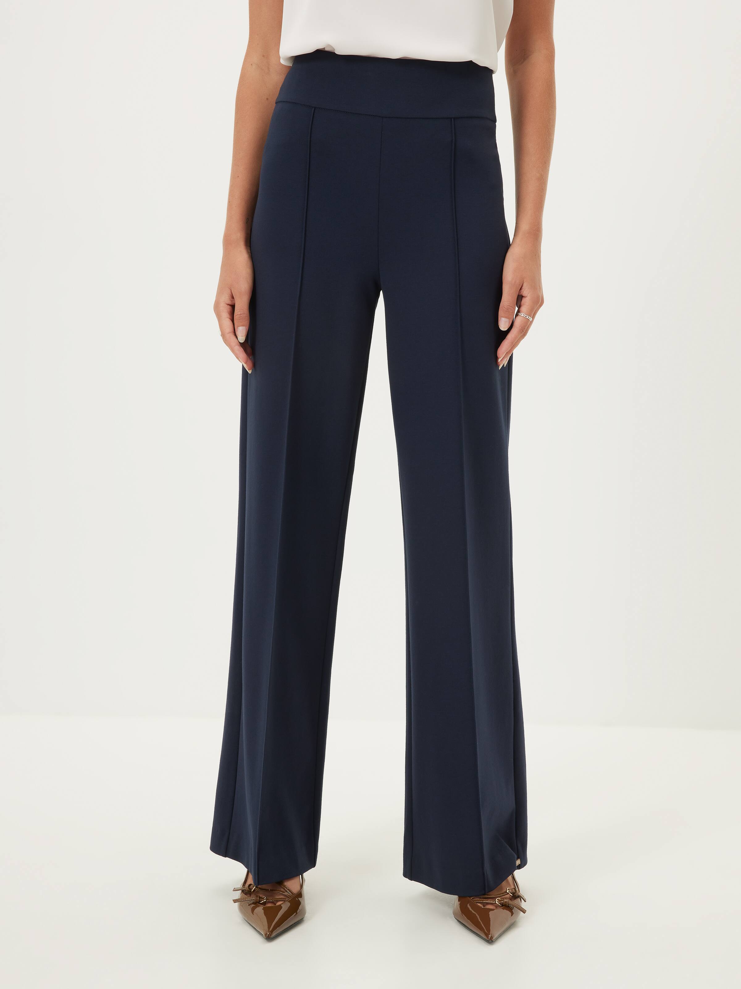 Bowie Wide Leg Ponte Pant