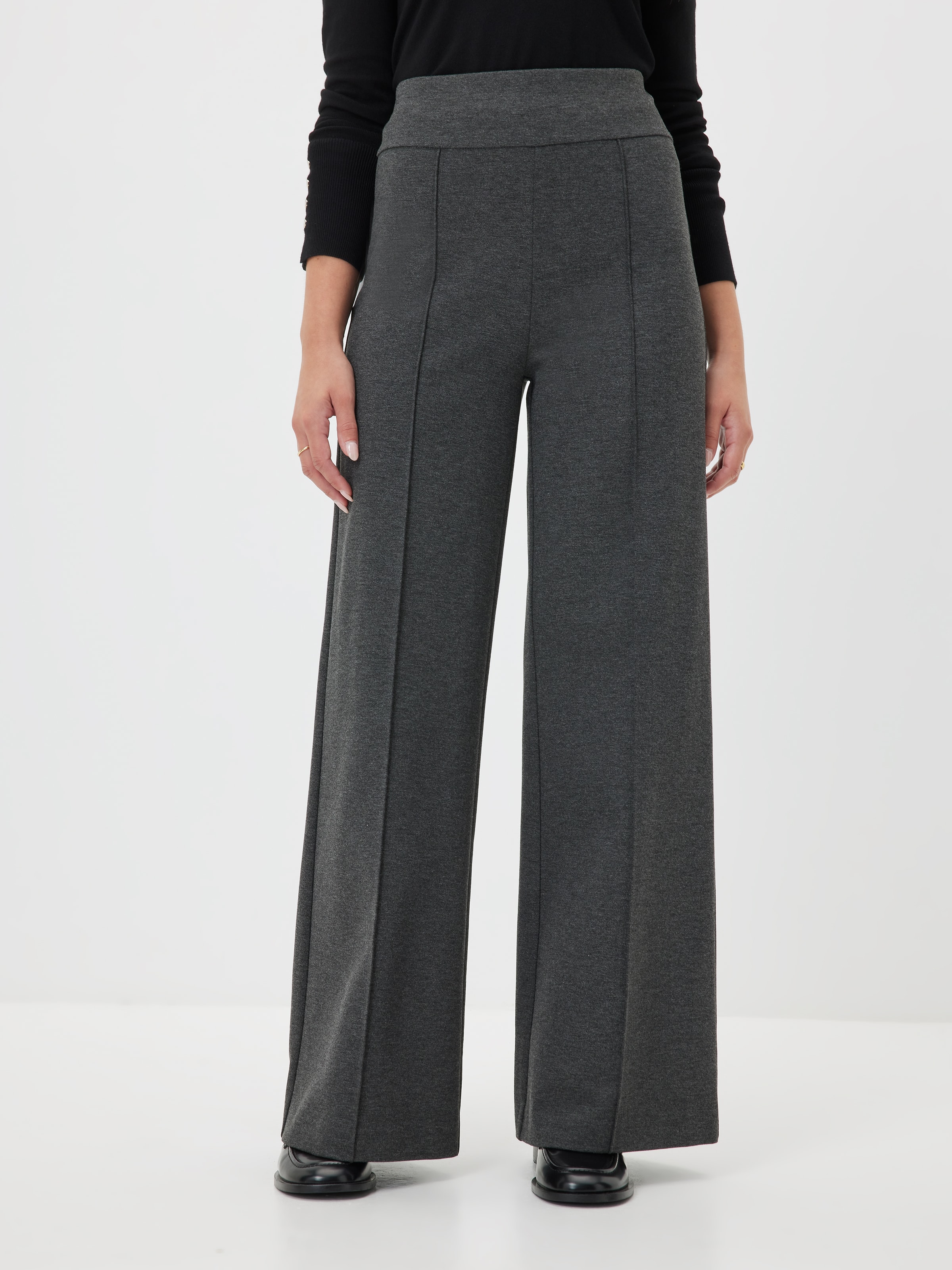 Petites Bowie Wide Leg Ponte Pant
