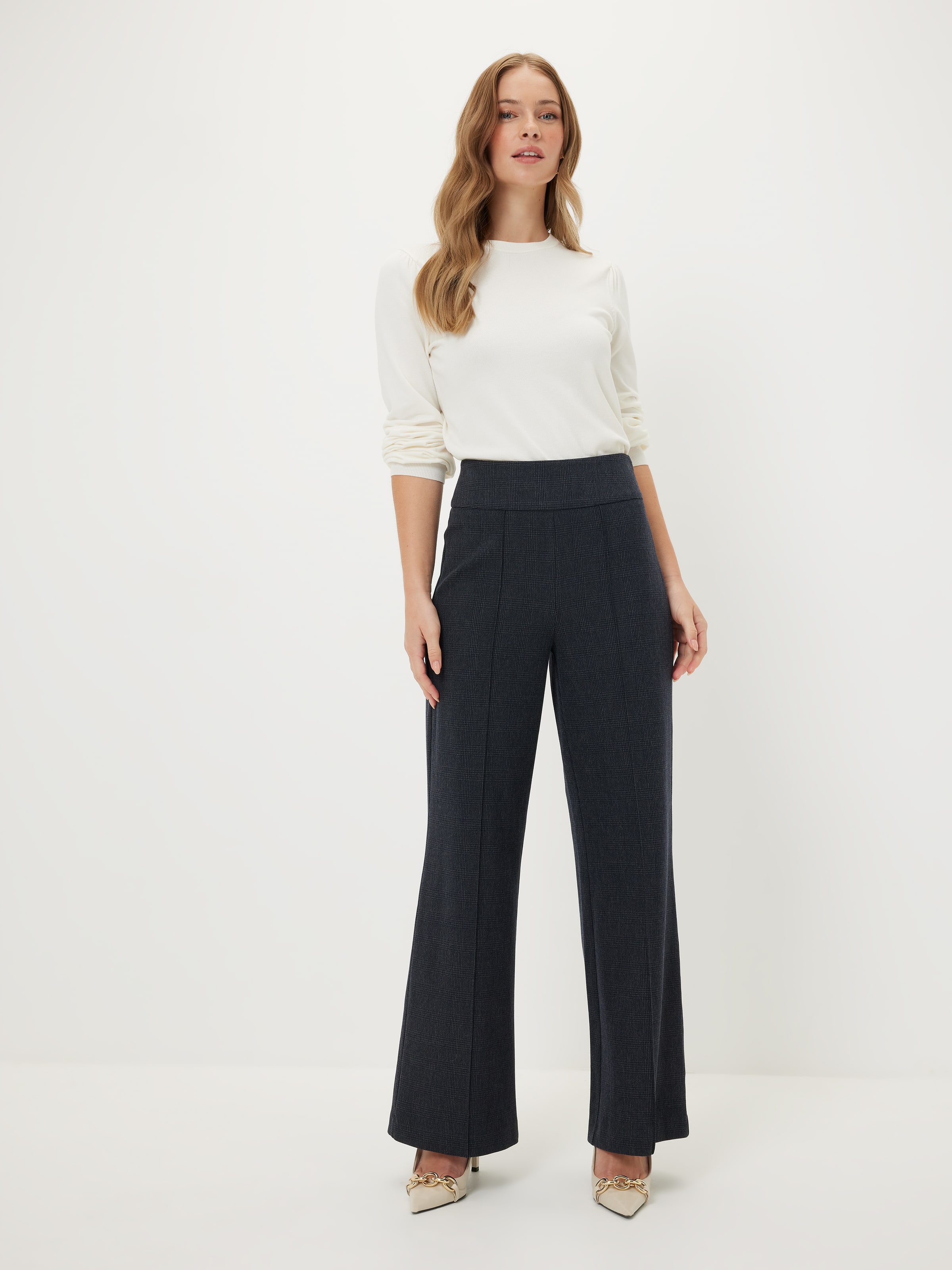 Bowie Check Ponte Pant