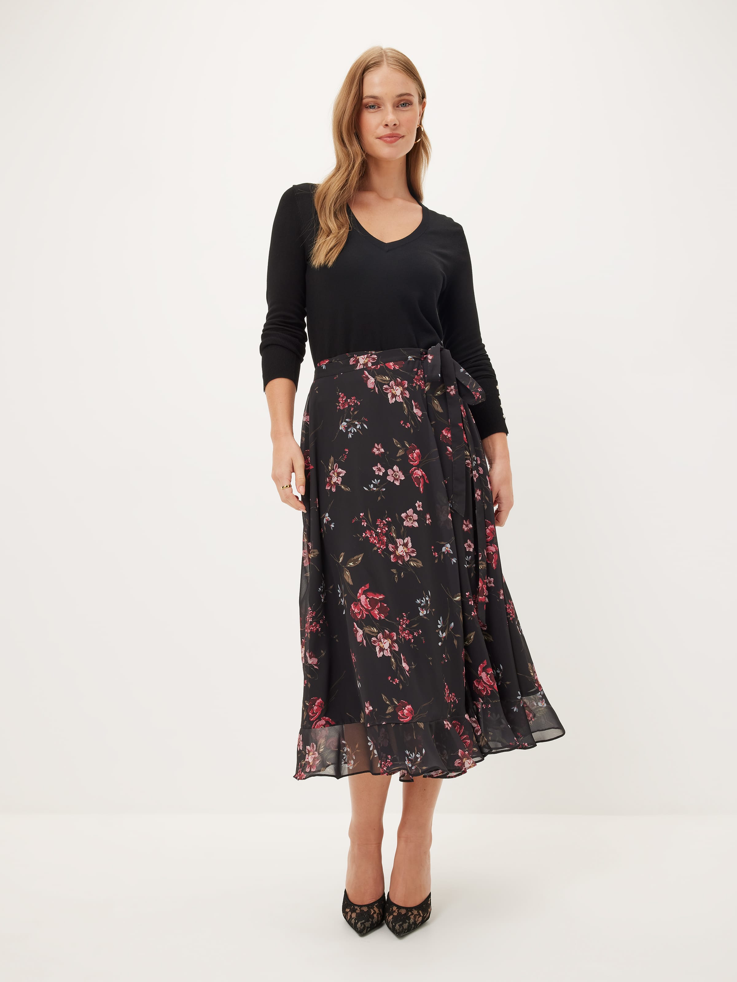 Tulip Scatter Wrap Skirt