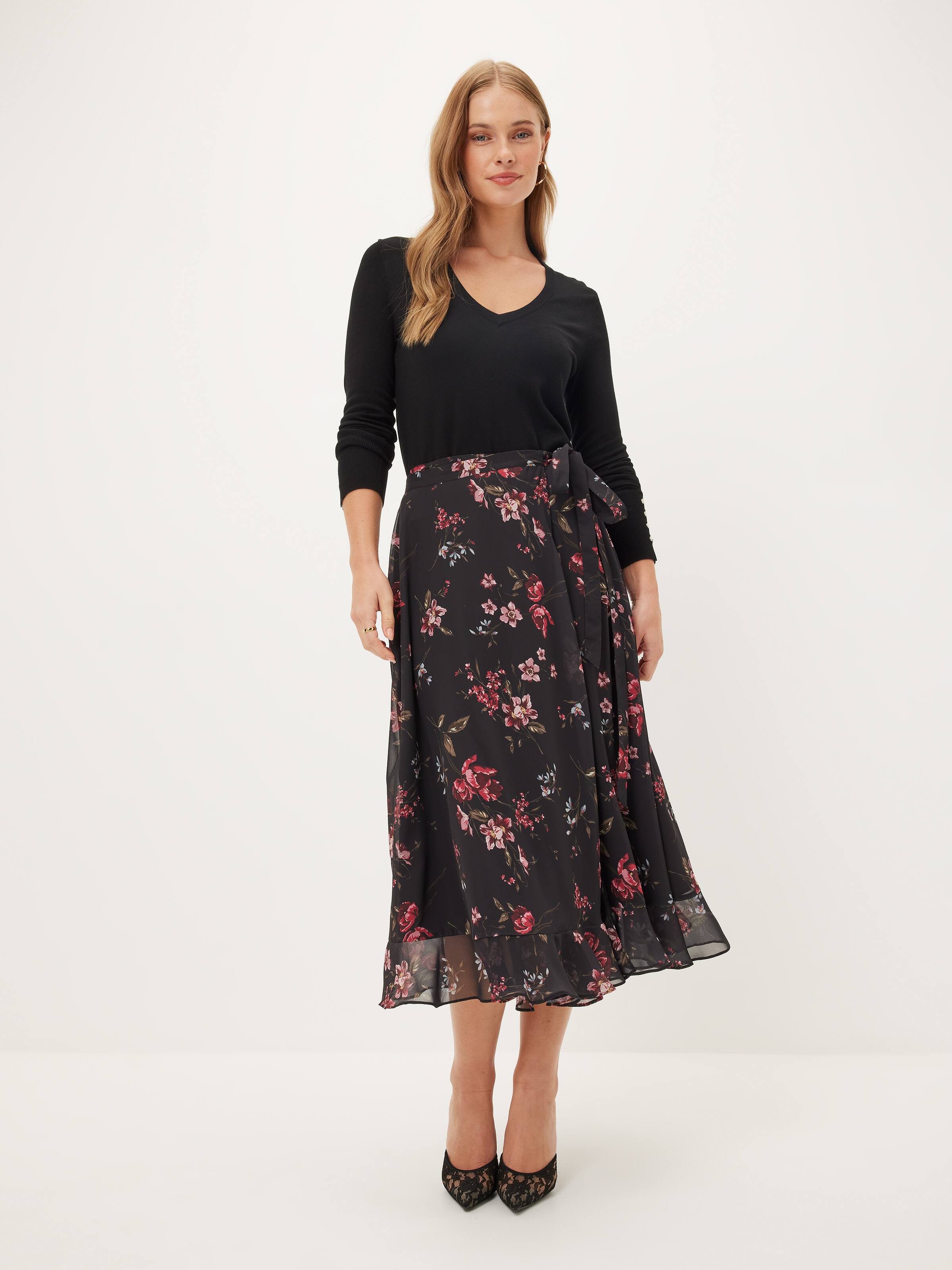 Tulip Scatter Wrap Skirt