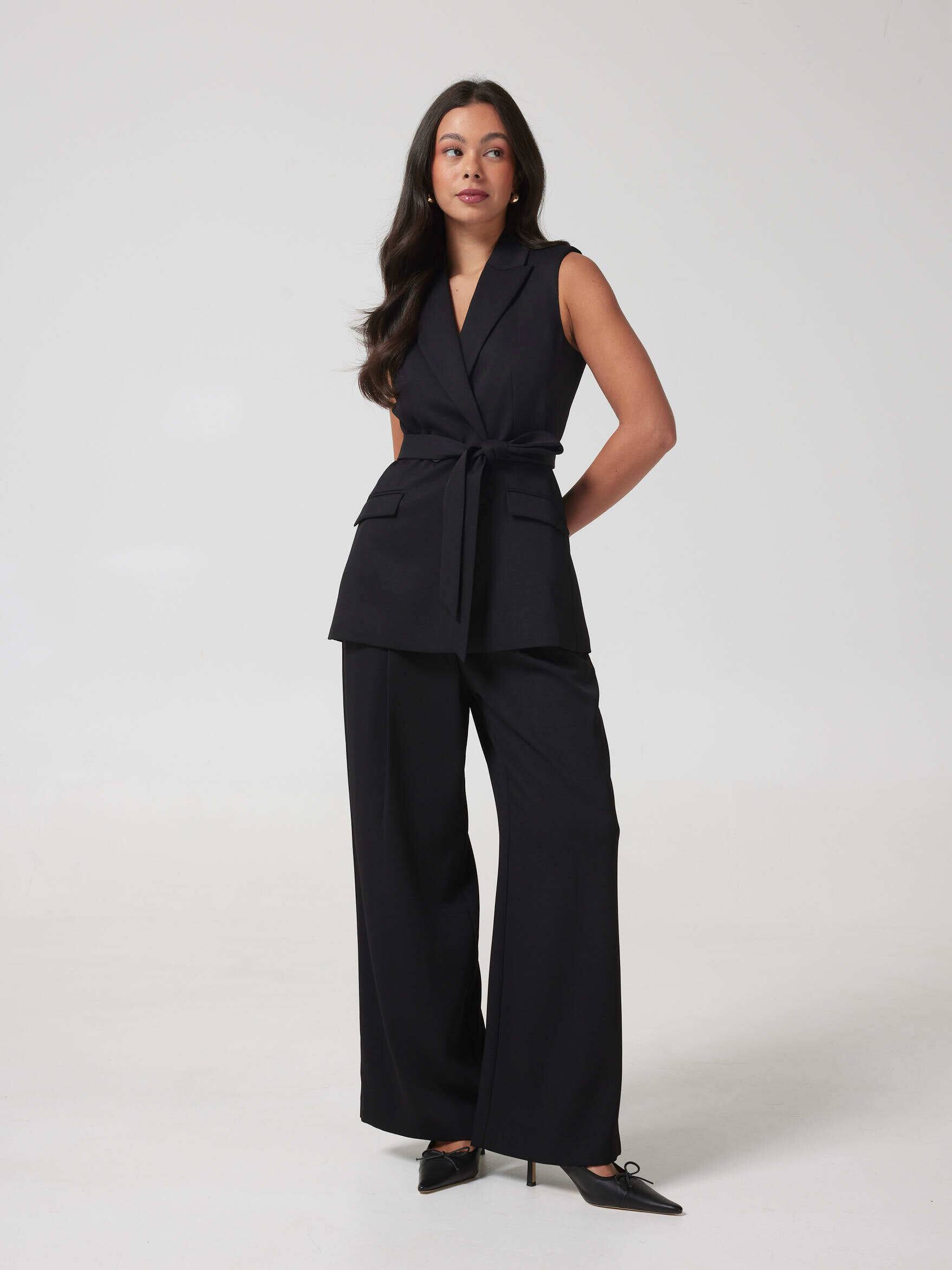 Petites Tribeca Wide Leg Pant