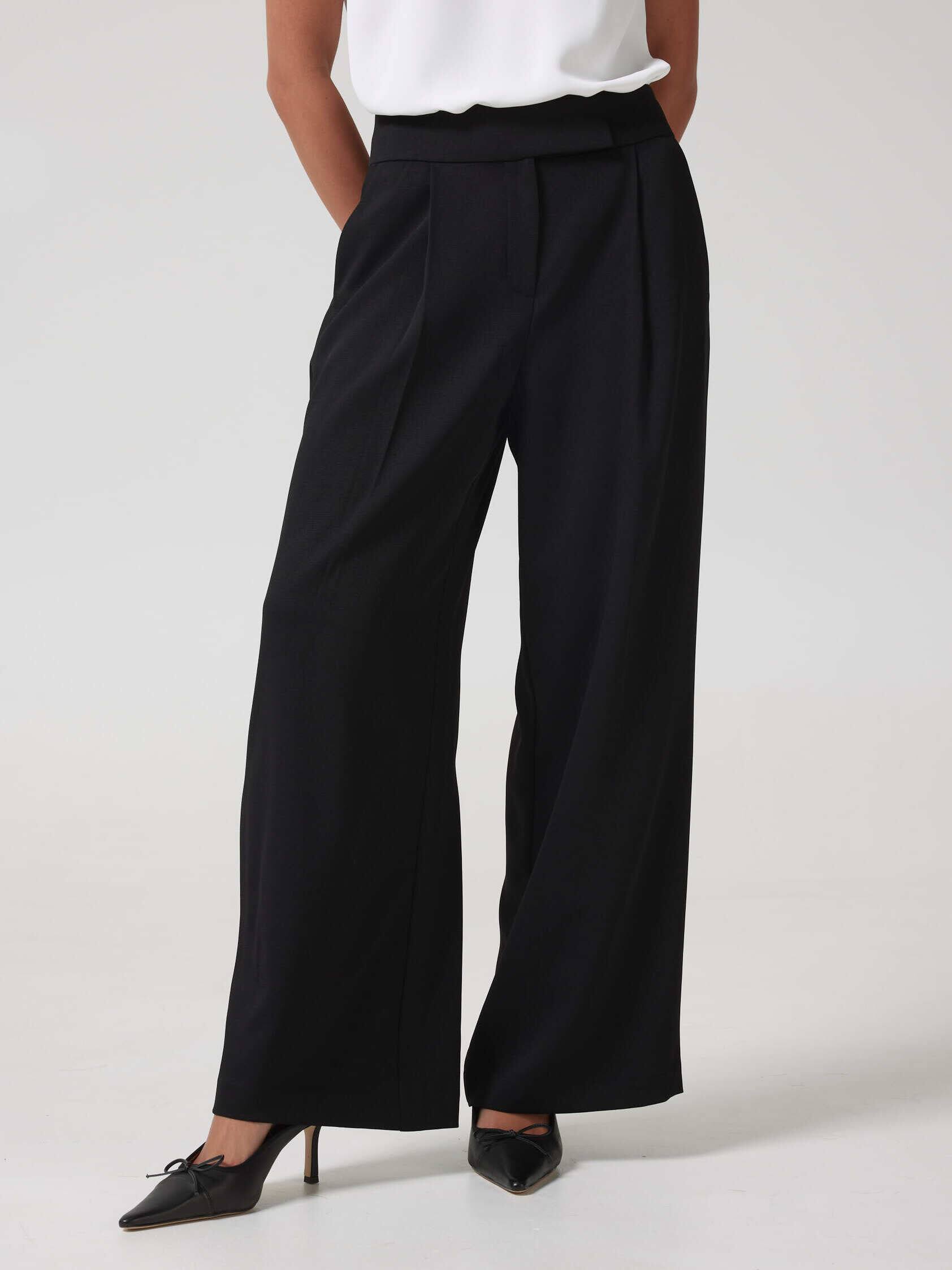 Petites Tribeca Wide Leg Pant
