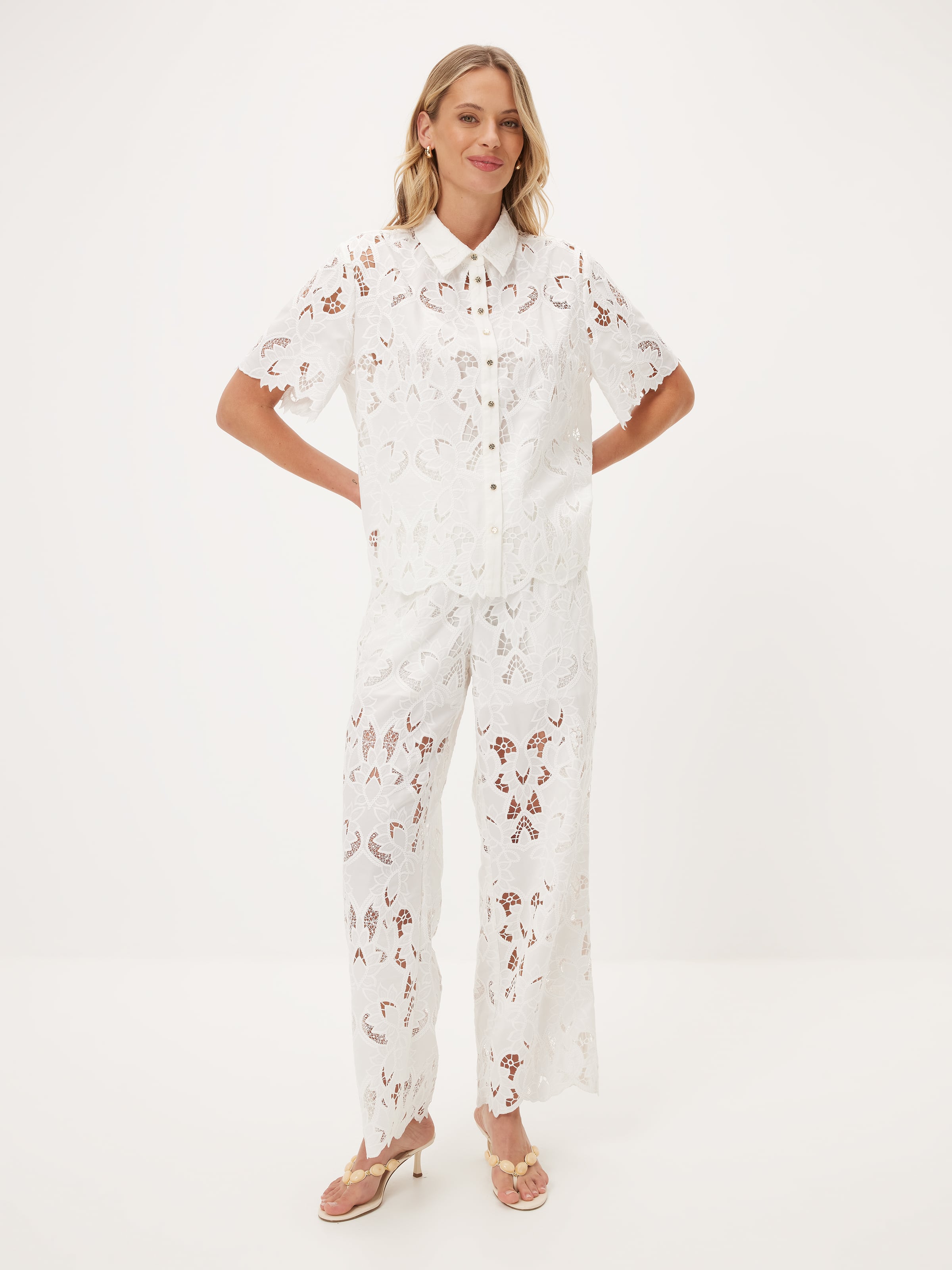 Lovely Lace Wide Leg Pant