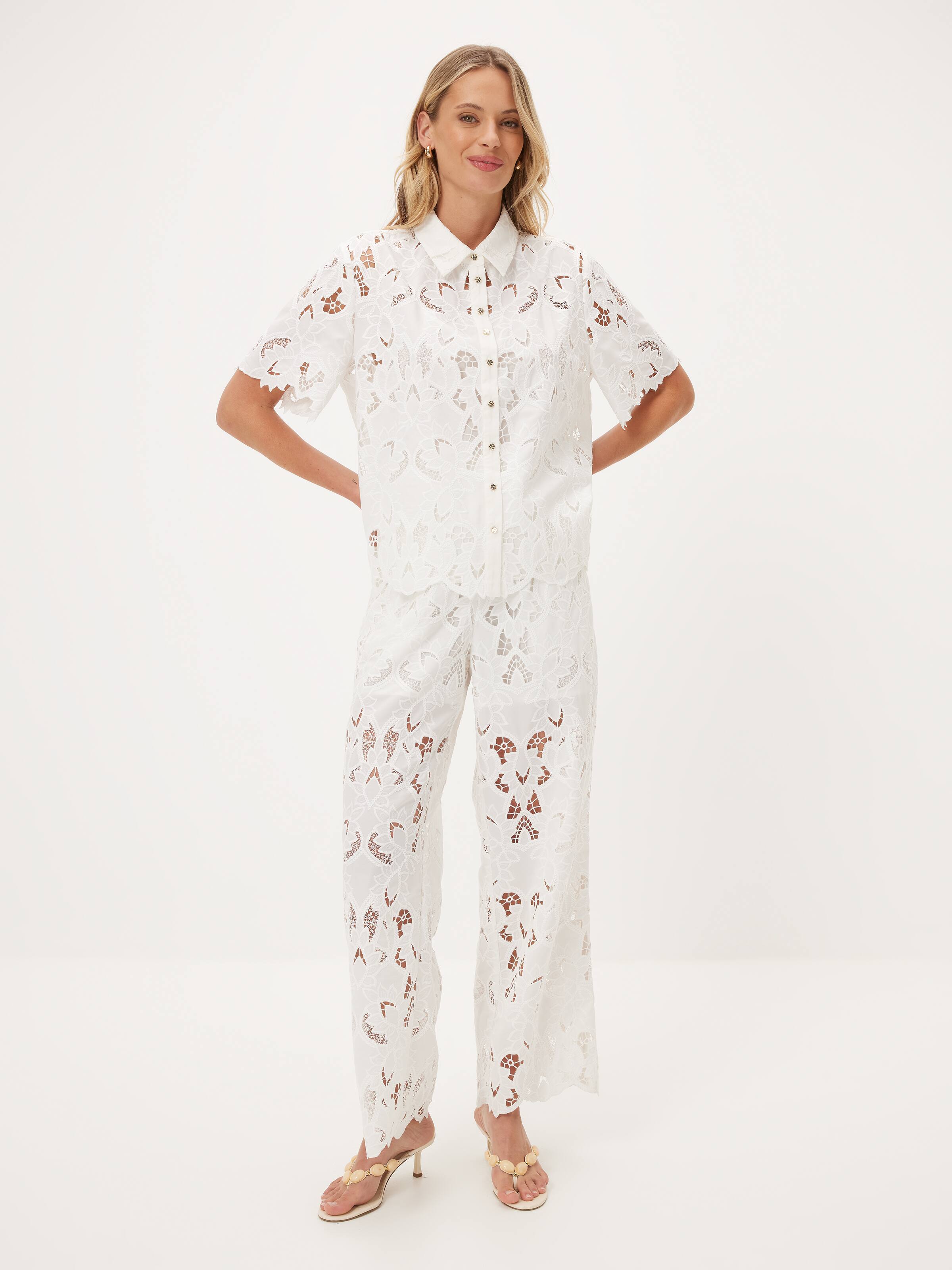 Lovely Lace Wide Leg Pant