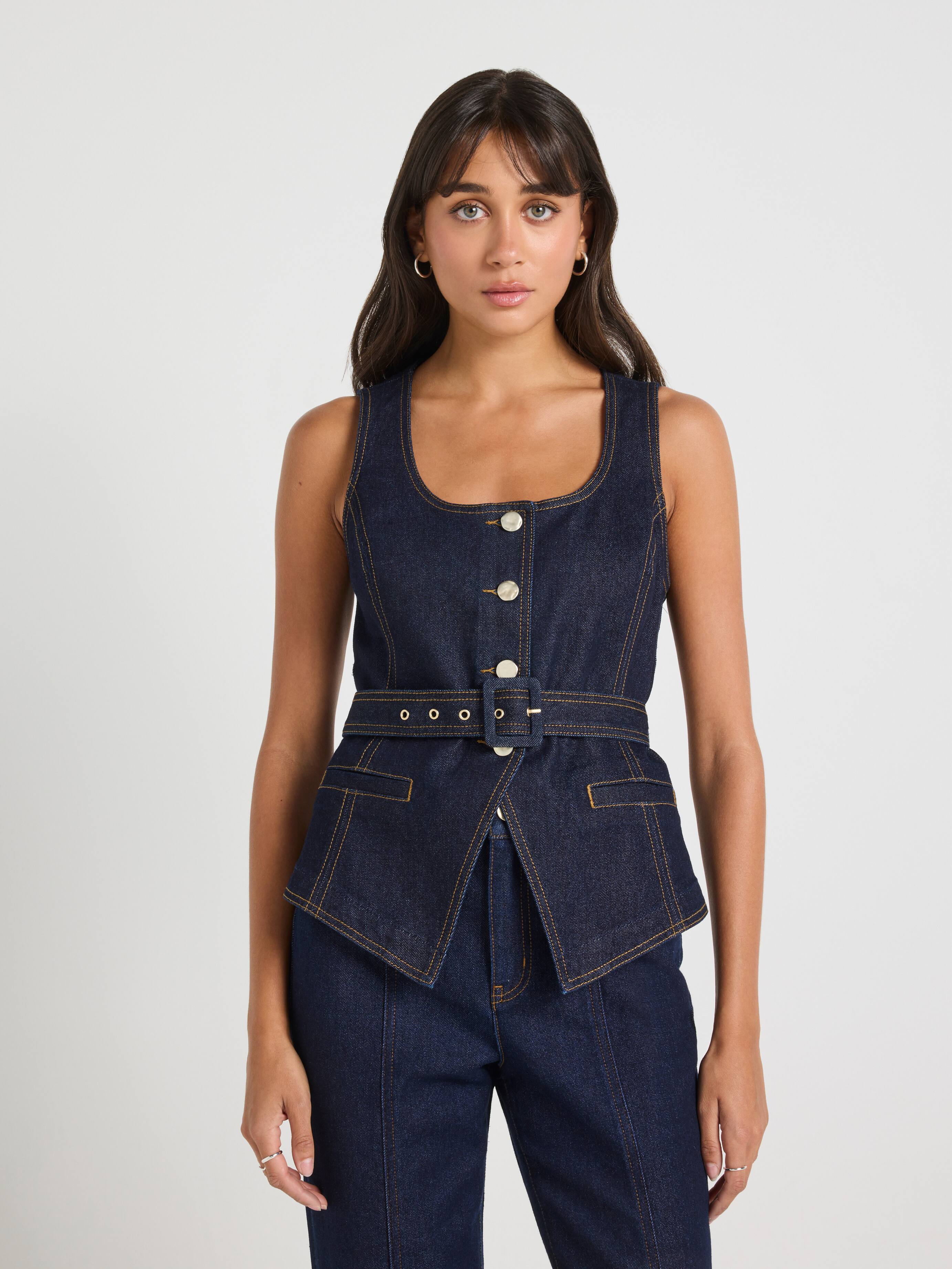 Say My Name Denim Vest