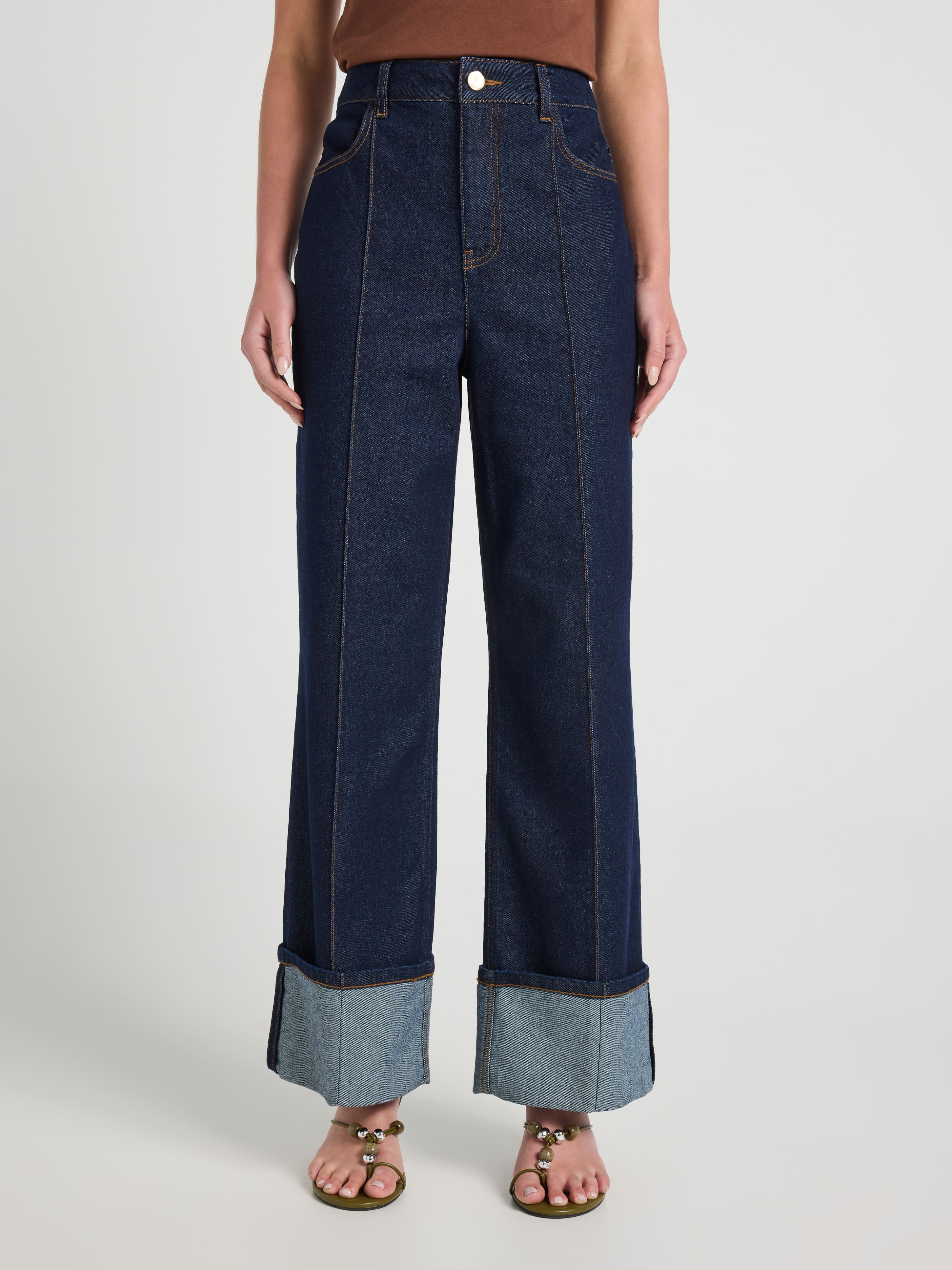 Dance Again Wide Cuff Jean