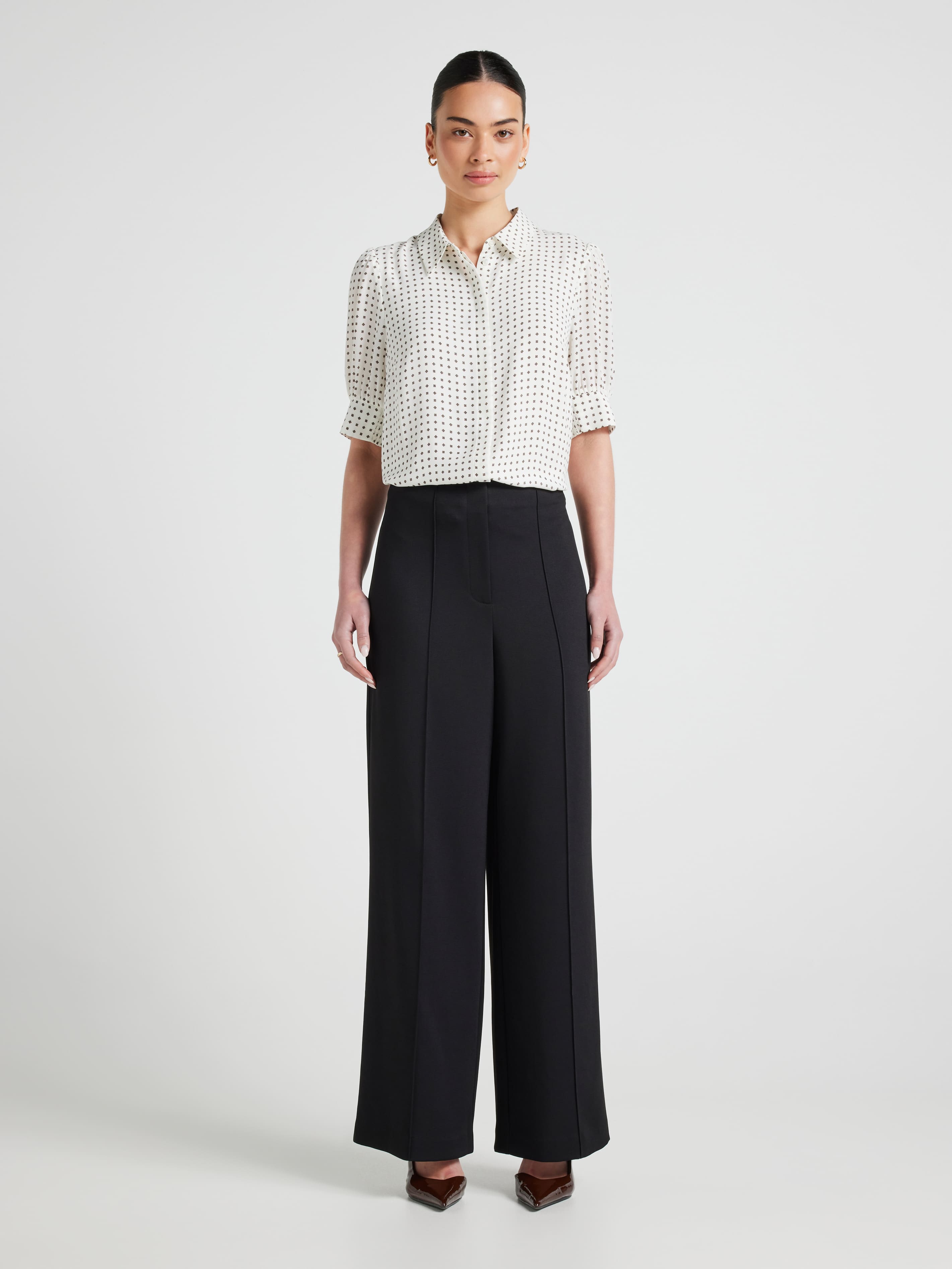 Petites Tuscany Wide Leg Pant