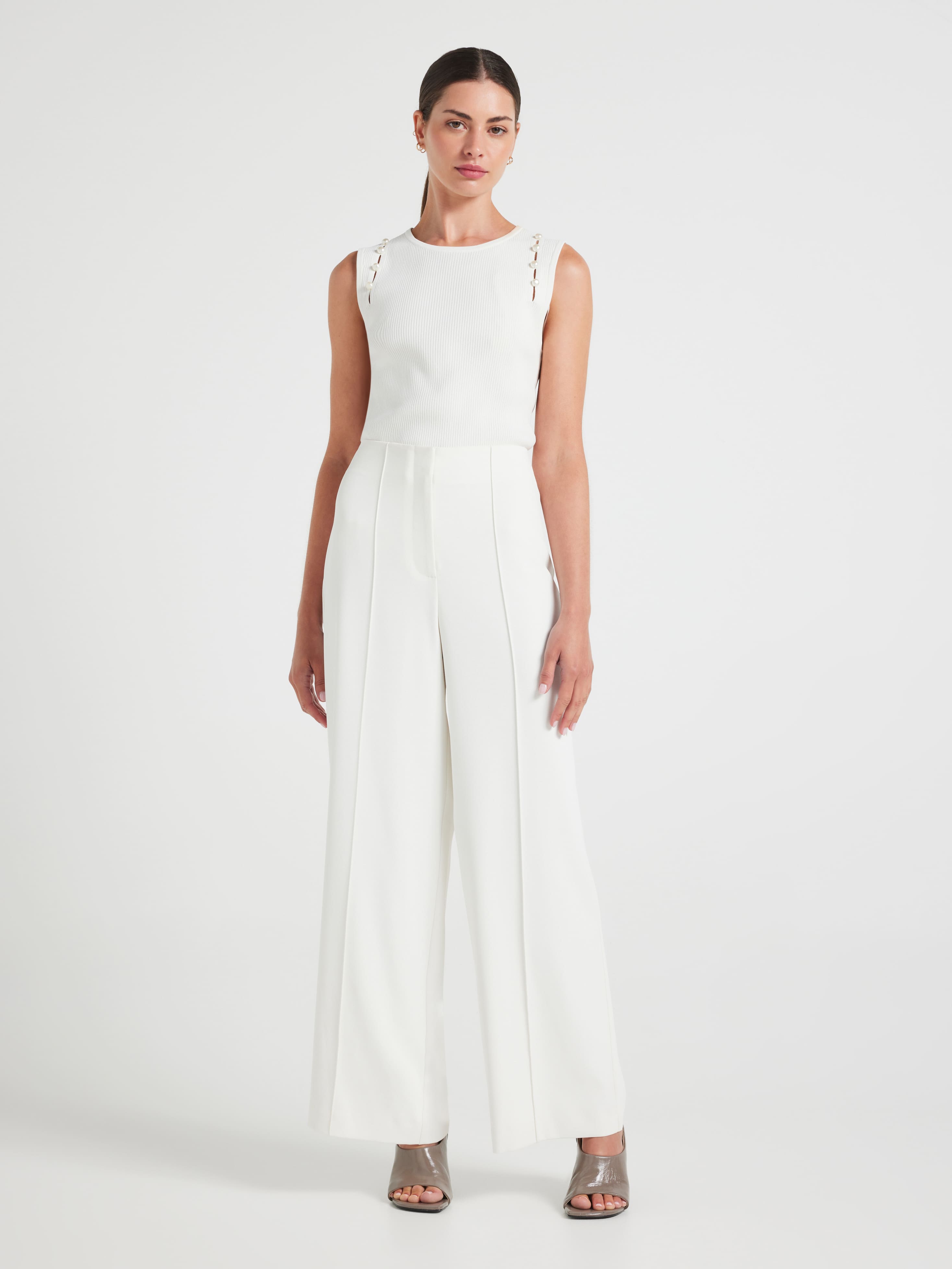 Petites Tuscany Wide Leg Pant
