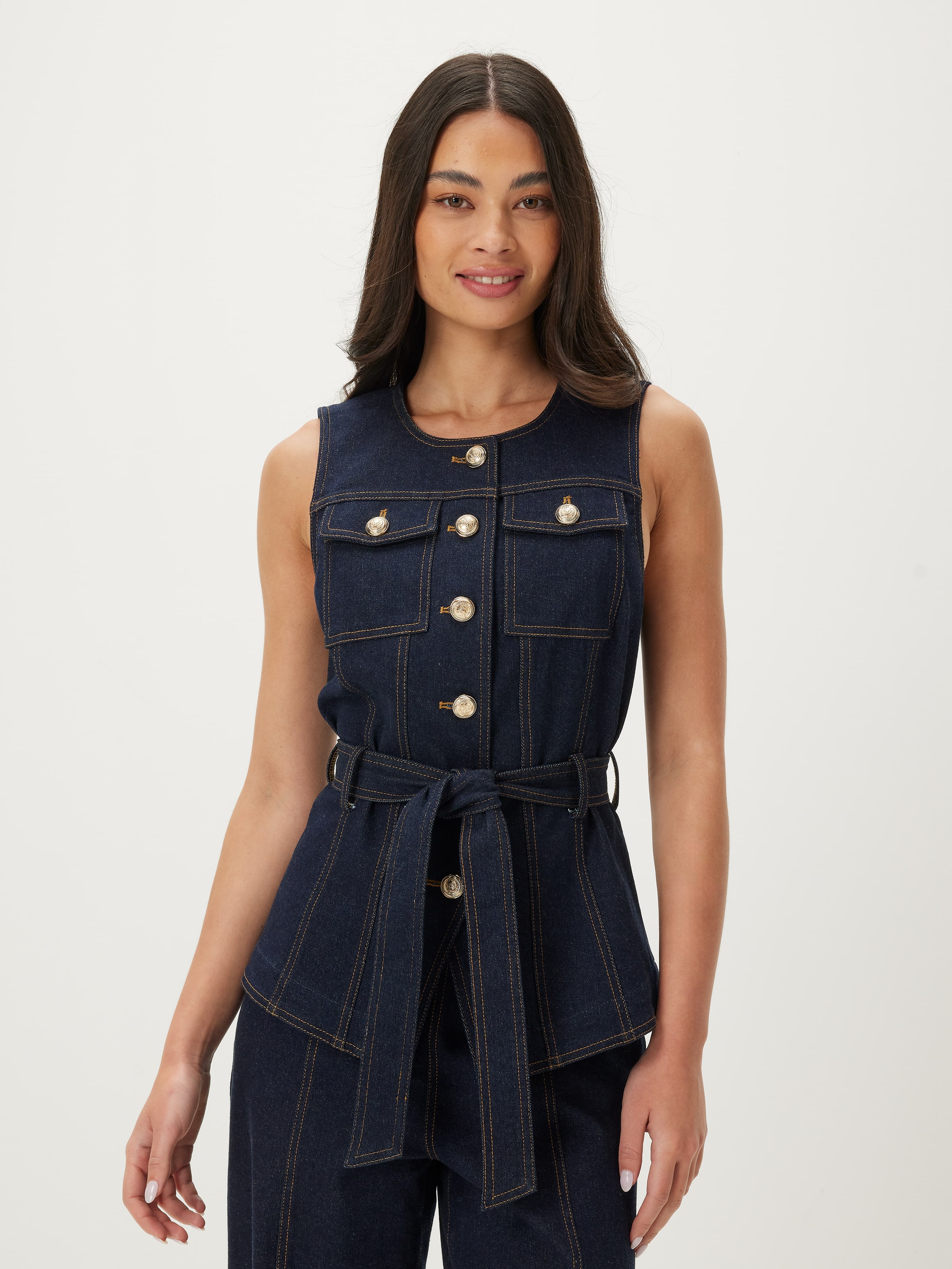 Off The Hook Denim Vest