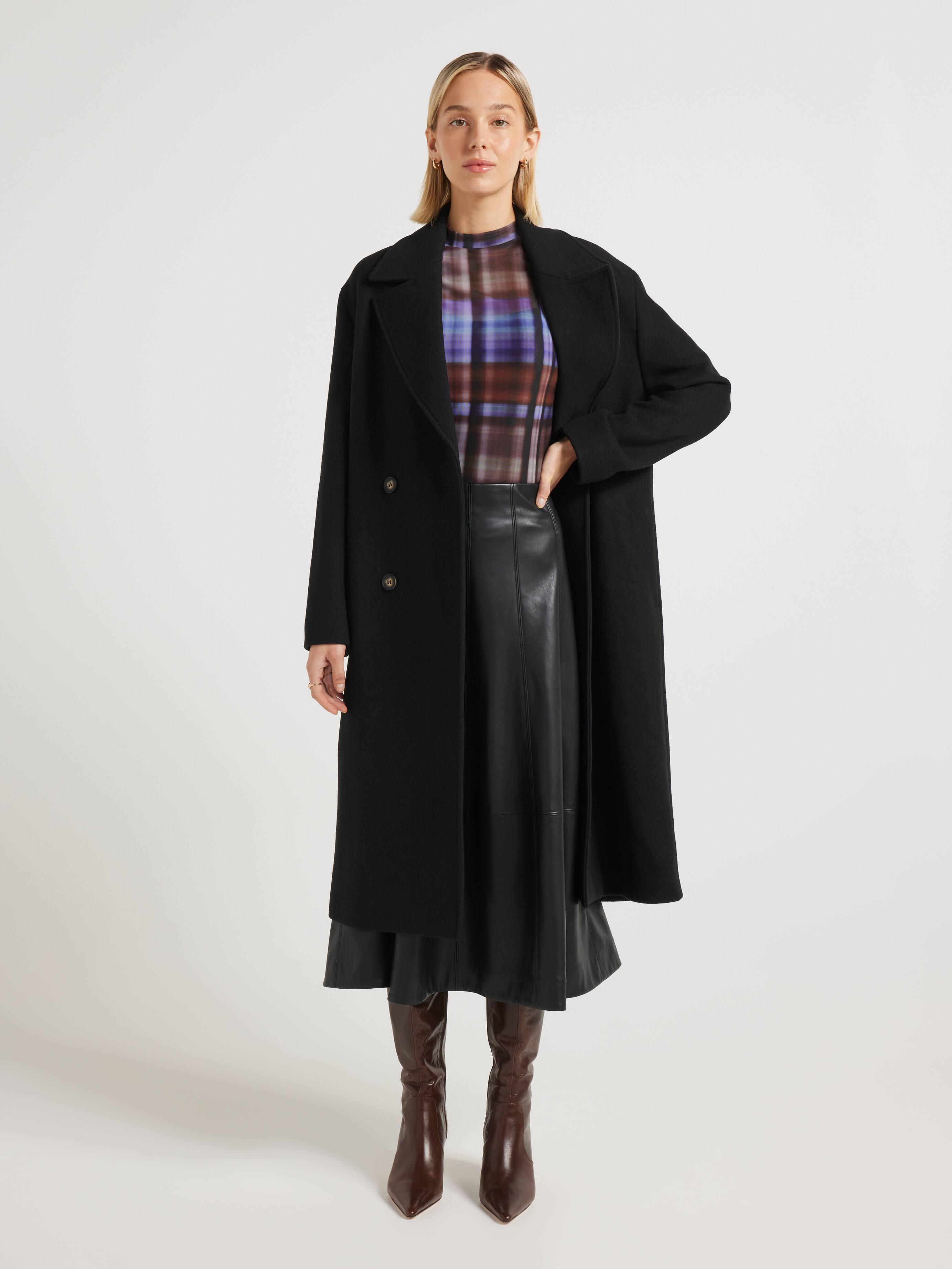 Most Popular Winter Wonderland Faux Leather Skirt