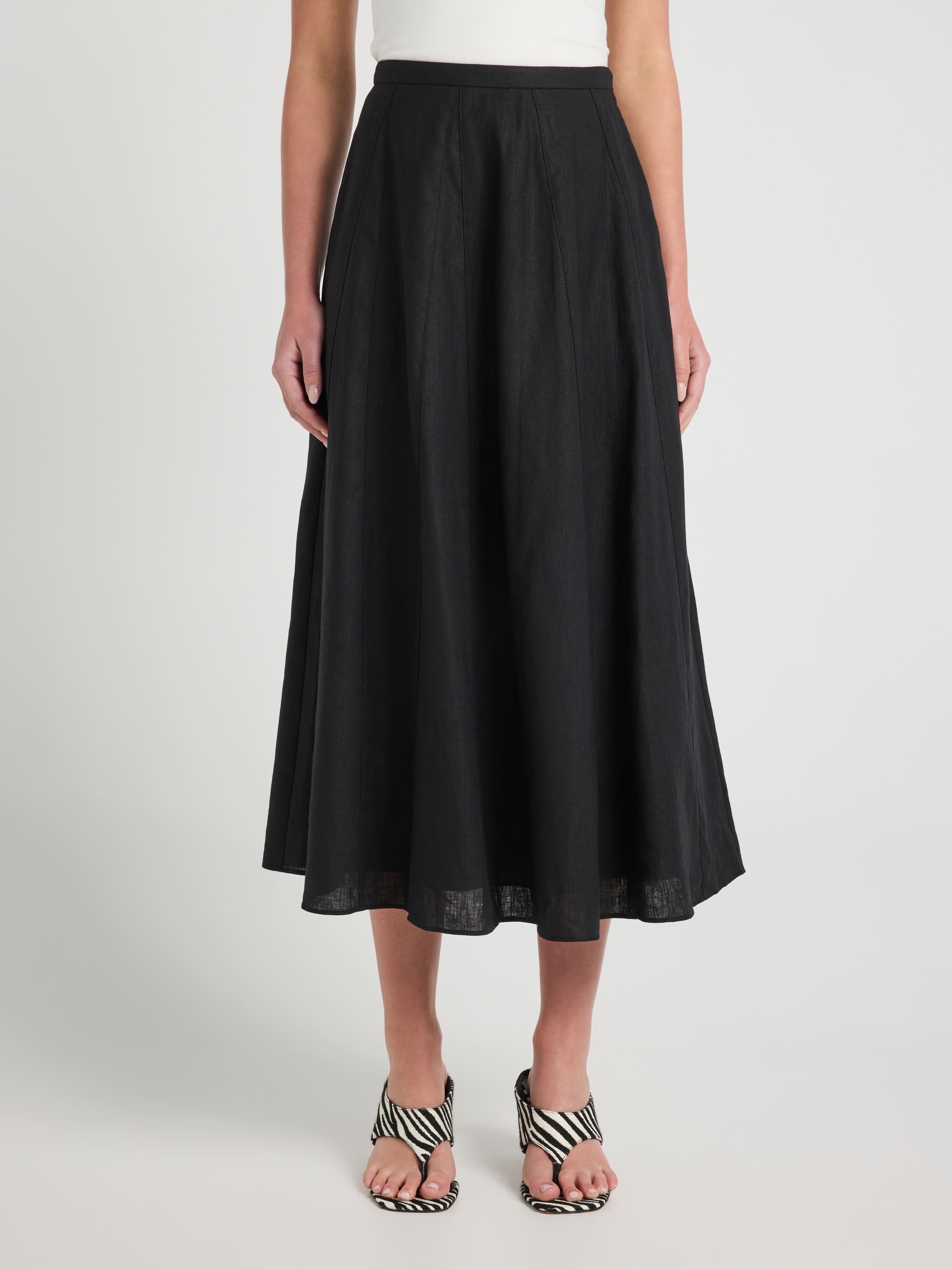 Turn To You Linen Skirt