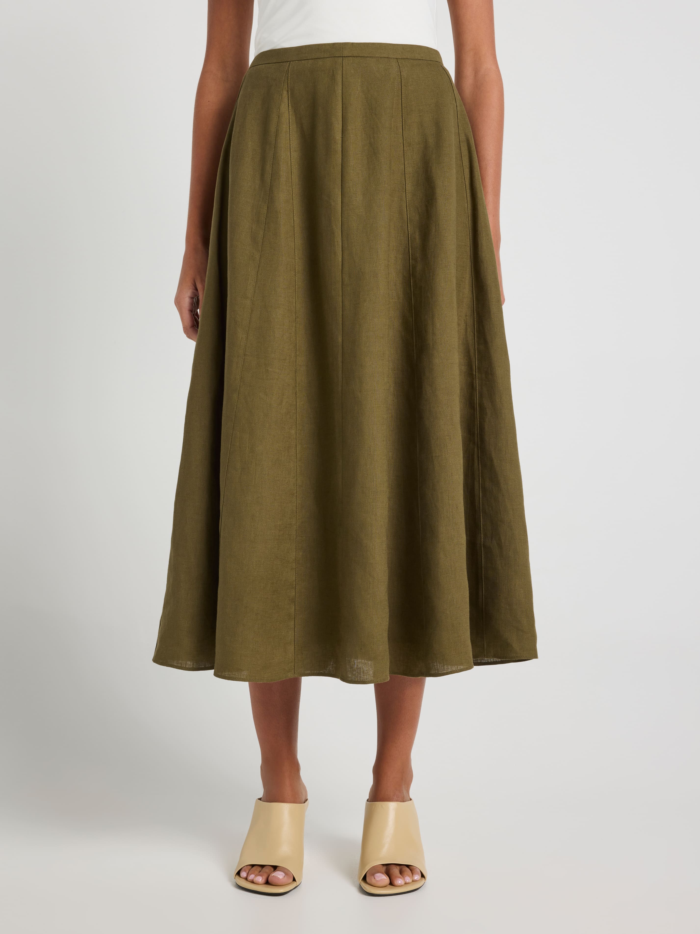 Turn To You Linen Skirt